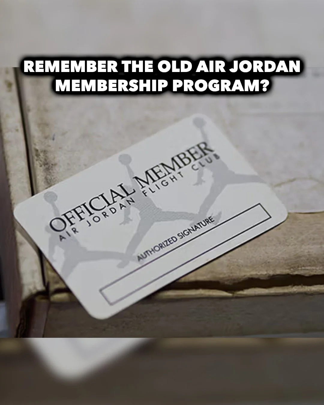 The Air Jordan 4 'Flight Club' dropping January 17 for $220 pays tribute to the membership program that started in the late '80s and scrapped only a few years later. Members would receive a physical membership card, signed photograph from Michael Jor