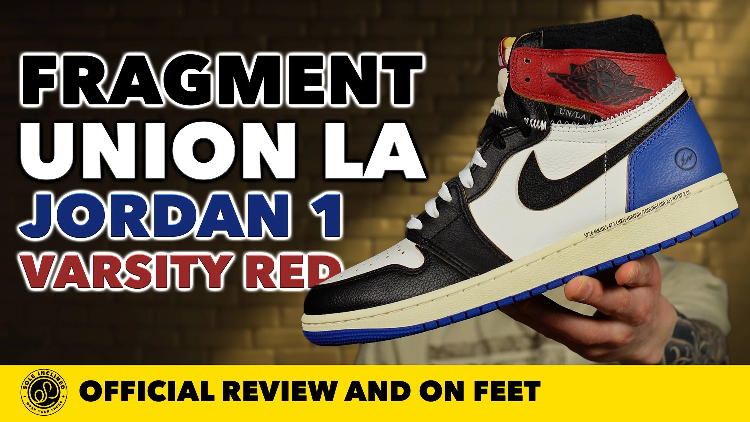 Fragment Union LA Air Jordan 1 'Varsity Red' Review