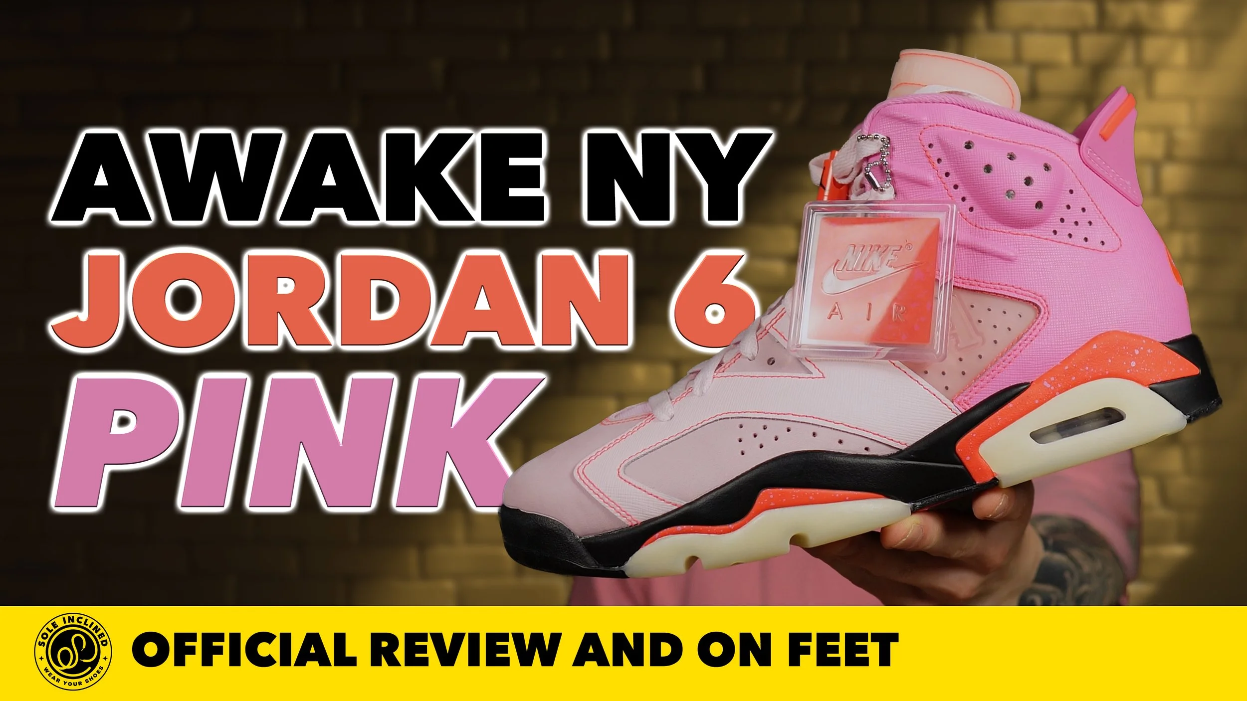 Awake NY Air Jordan 6 'Pink' Review