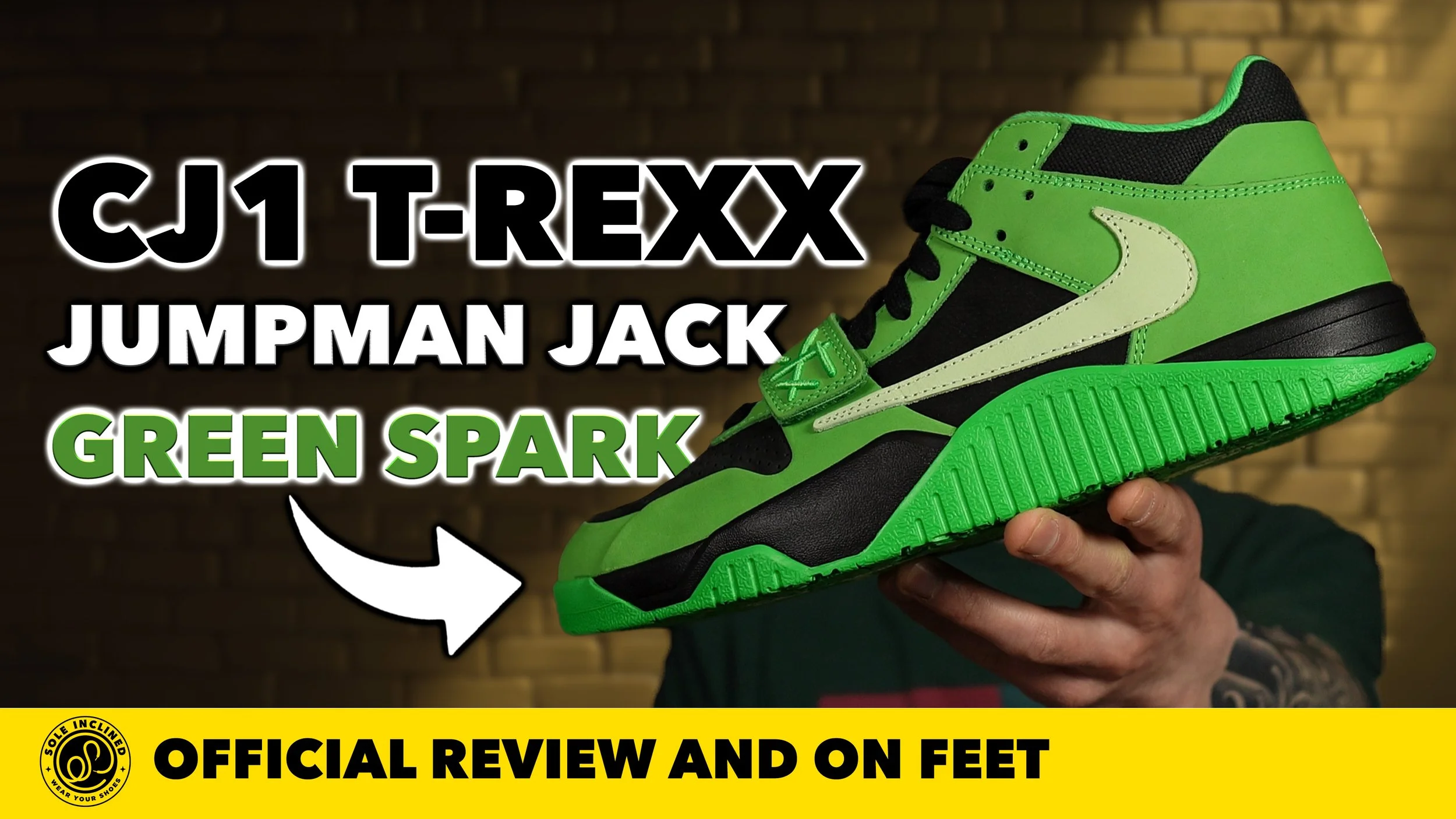 CJ1 T-Rexx Jumpman Jack 'Green Spark' In Depth Review and On Feet!