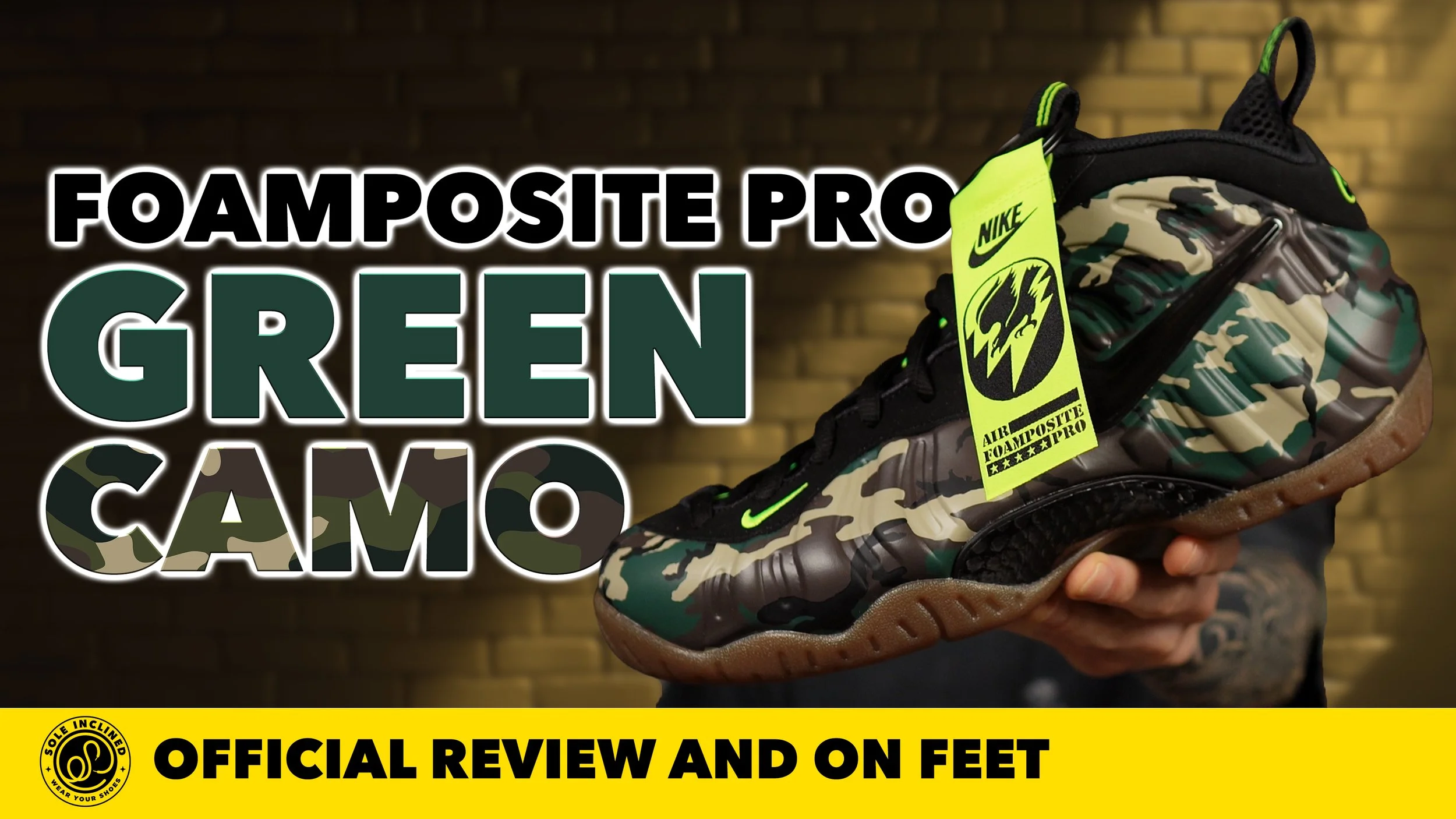 Nike Air Foamposite Pro 'Camo' In Depth Review and On Feet!