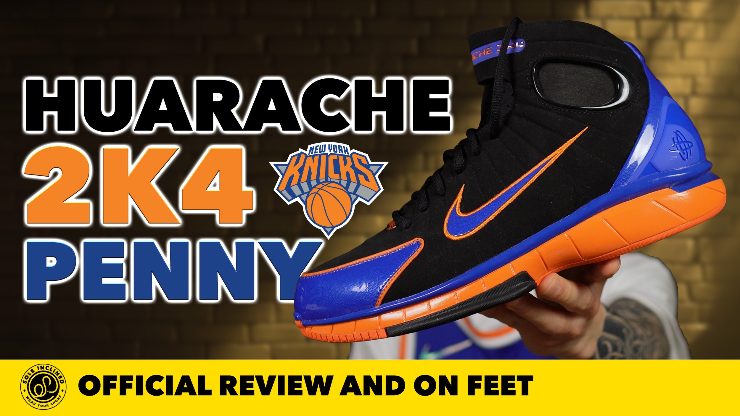 Nike Air Huarache 2k4 'Penny New York Knicks' In Depth Performance Review and On Feet!