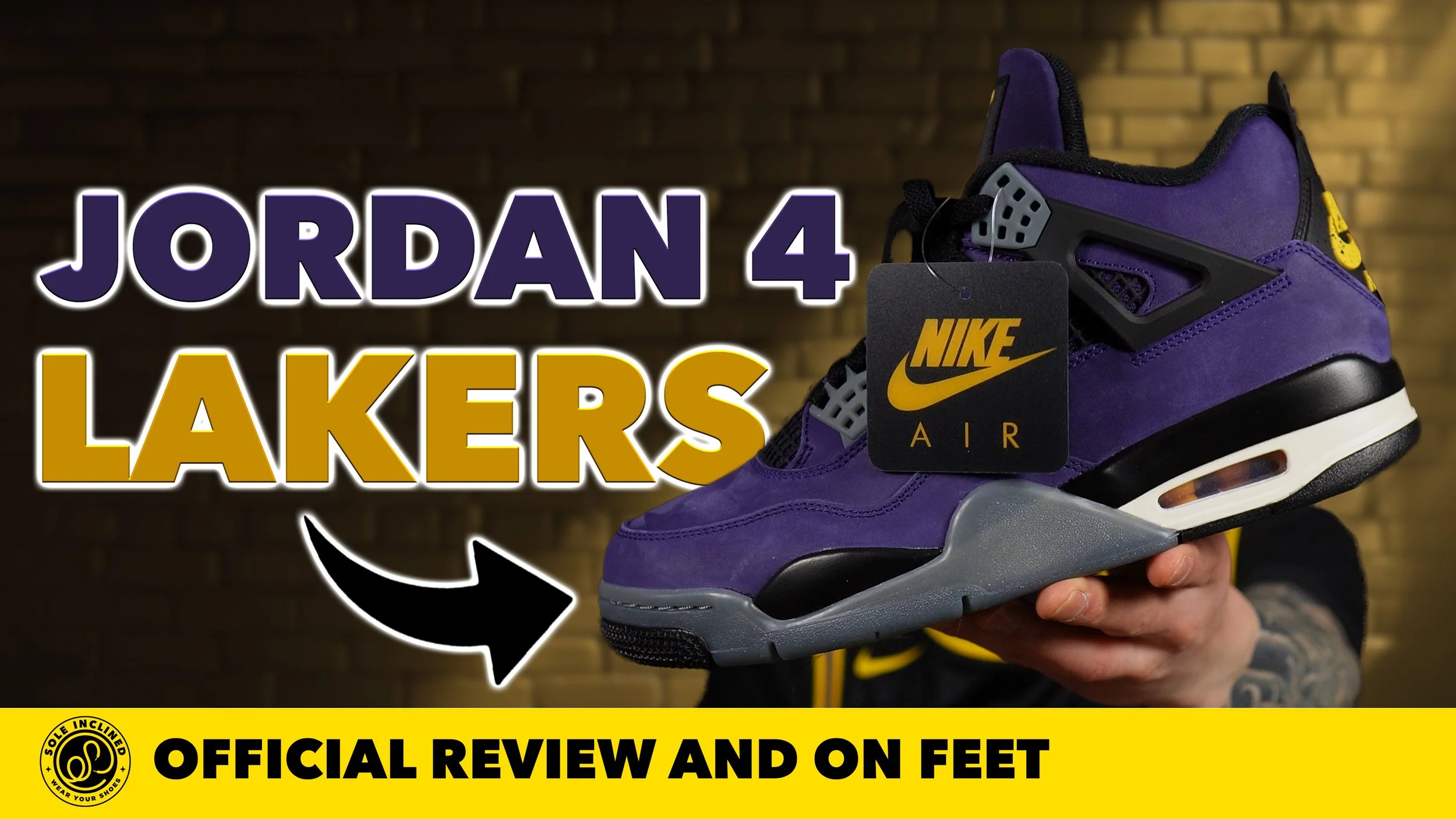 Air Jordan 4 'Lakers' Review