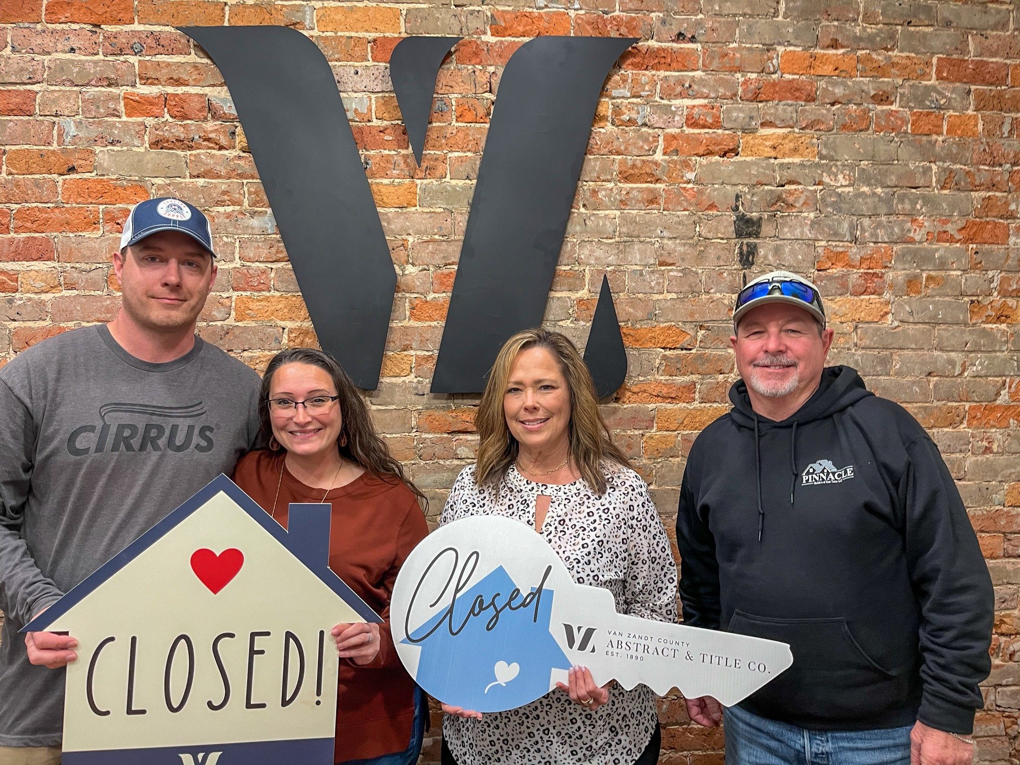 Congratulations to all that closed with us and said &ldquo;YES&rdquo; to the address! 🏡 
Thank you for choosing VZ Abstract and thank you to the agents, loan officers and builders for your hard work getting it to the closing table!

🤝 Shelly Byford