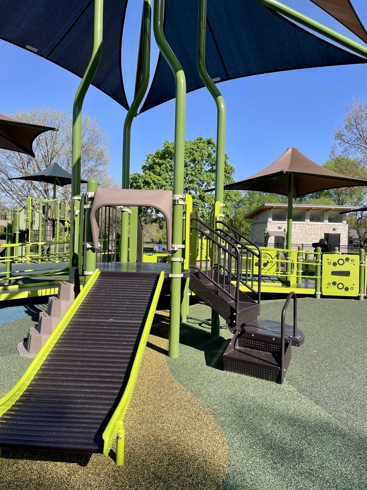 Meadowbrook Park Inclusive Playground Prairie Village, KS — Kids in KC