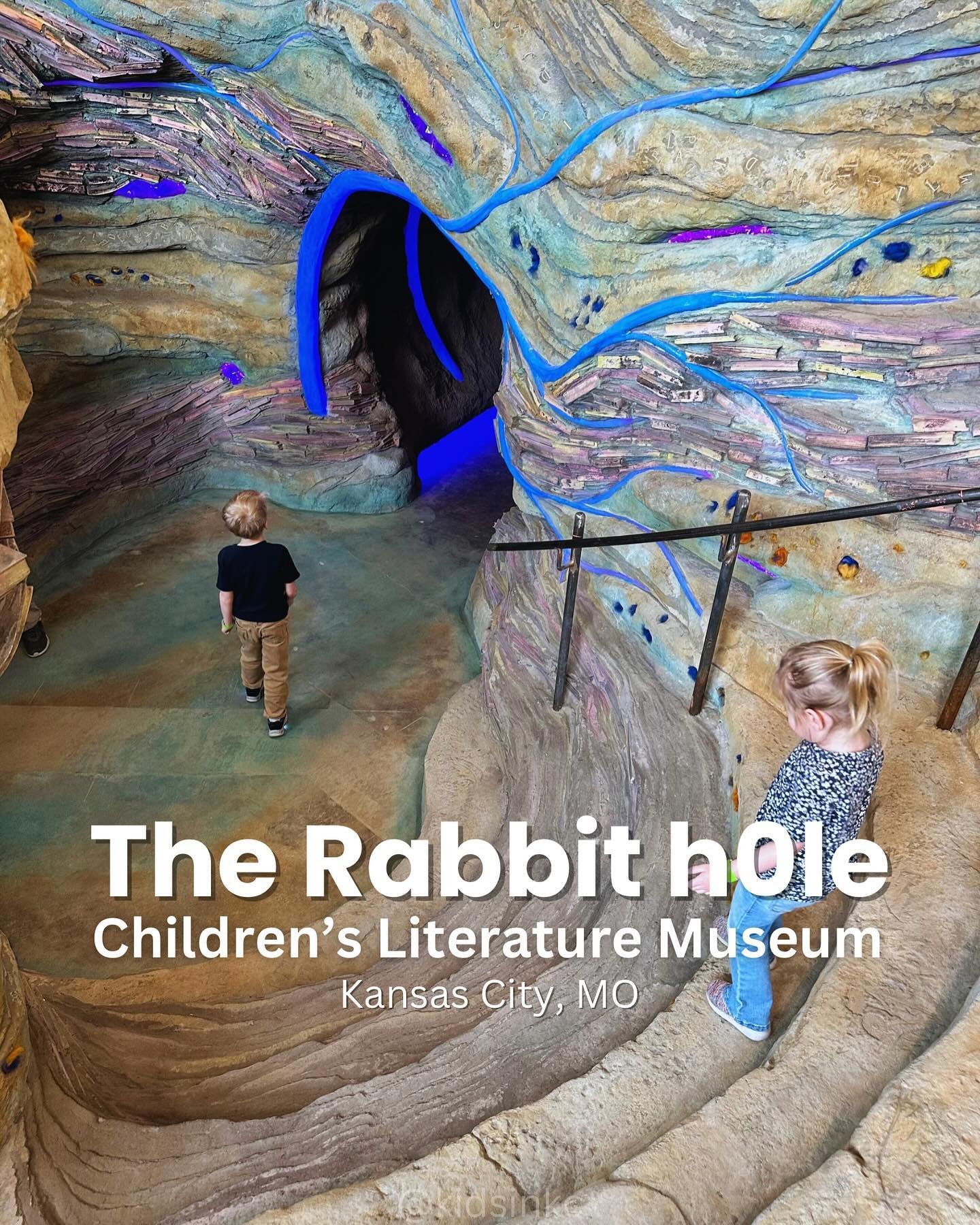 If you love children&rsquo;s books, nostalgia, beautiful artwork, and interactive spaces, @rabbit_hole_kc in Kansas City is for you. 📚This immersive, all-ages museum took many years of hard work and dedication to create such a beautiful space. It wi