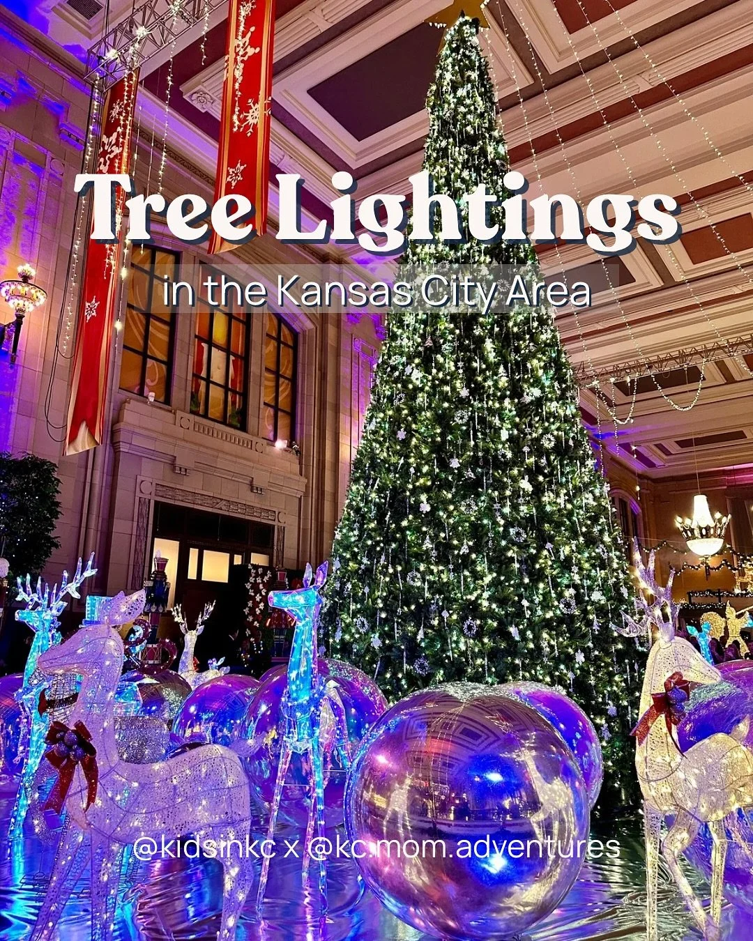 Tree lightings make the best FREE family fun in Kansas City! ✨🎄

If you&rsquo;re looking for a festive night out, a tree lighting ceremony is the perfect way to kick off the holiday season. Many have activities, treats, hot cocoa, and even Santa vis