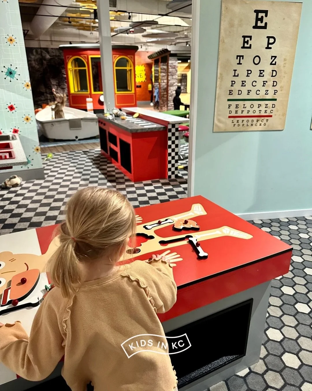 ⭐️ KidScape at the @jocomuseum is a winter must for our family!

This indoor play area combines a museum of Johnson County history with a hands-on children&rsquo;s play space. My kids love all the pretend play options inside KidScape and I love being