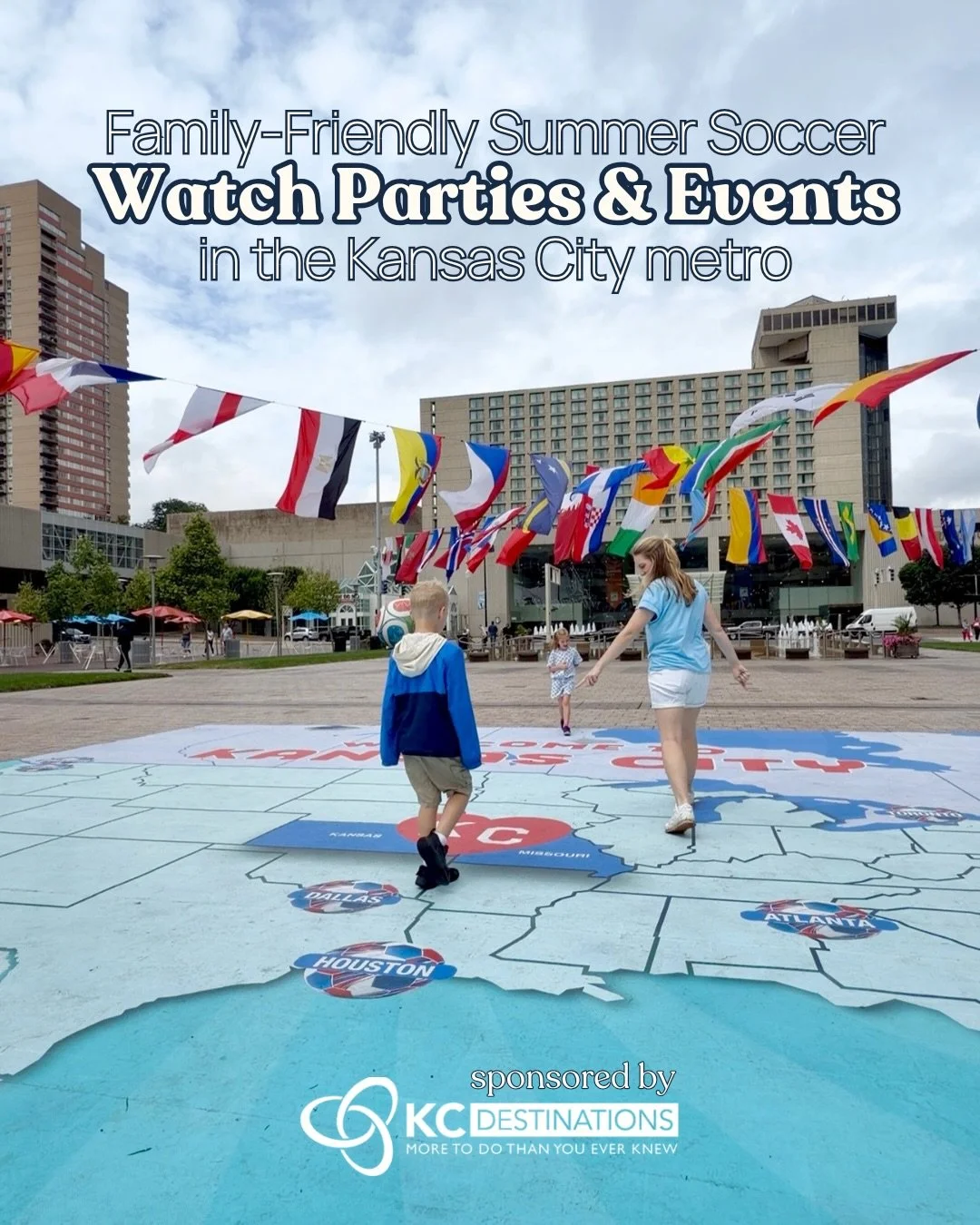 Comment SOCCER for the full list of watch parties and events this summer in Kansas City! ⚽️

Thank you to @kcdestinations for sponsoring this post!

Summer soccer is here! There are dozens of family-friendly watch parties all throughout the KC metro.