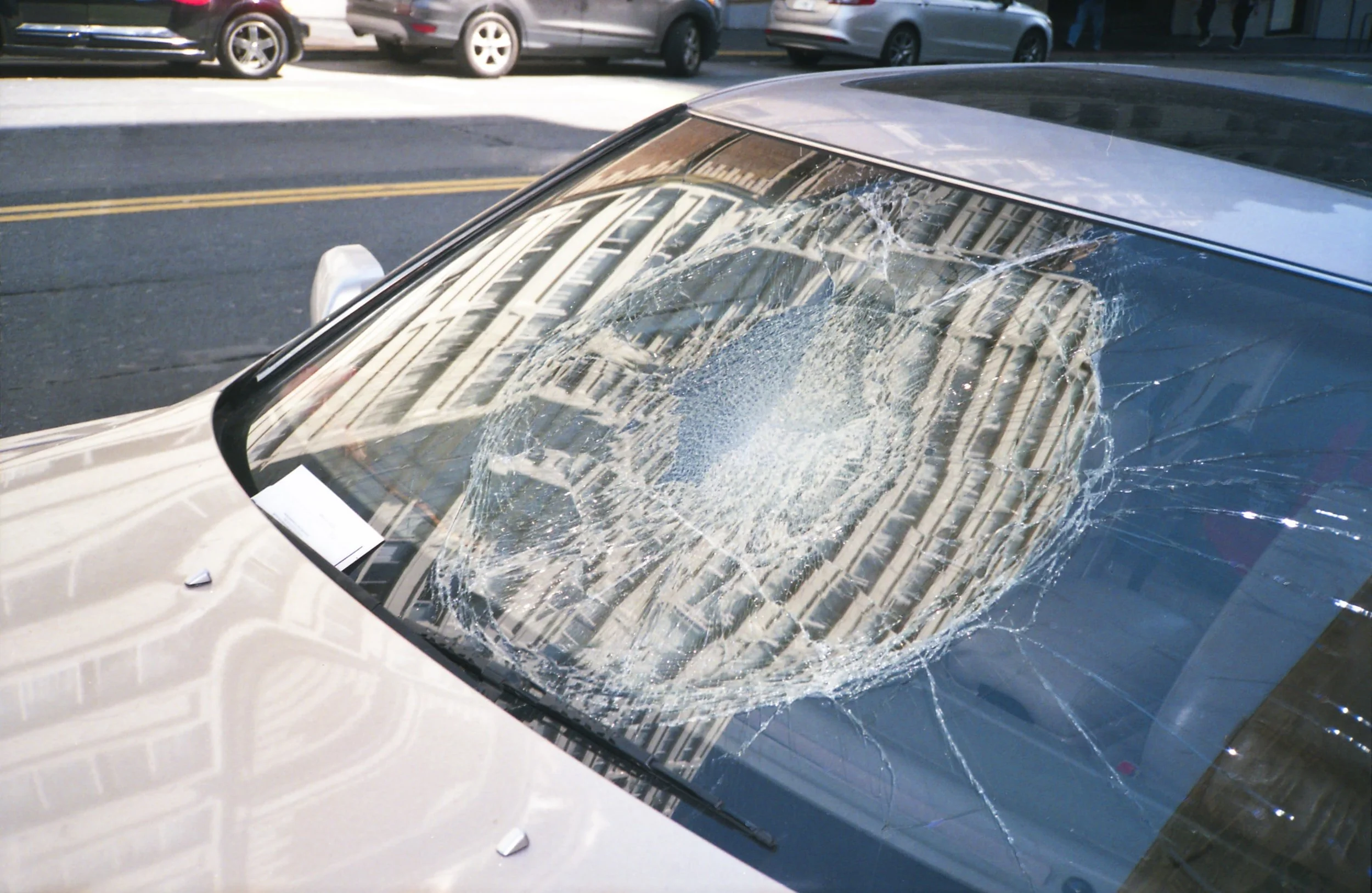 Shattered Windshield City Replacement Needed
