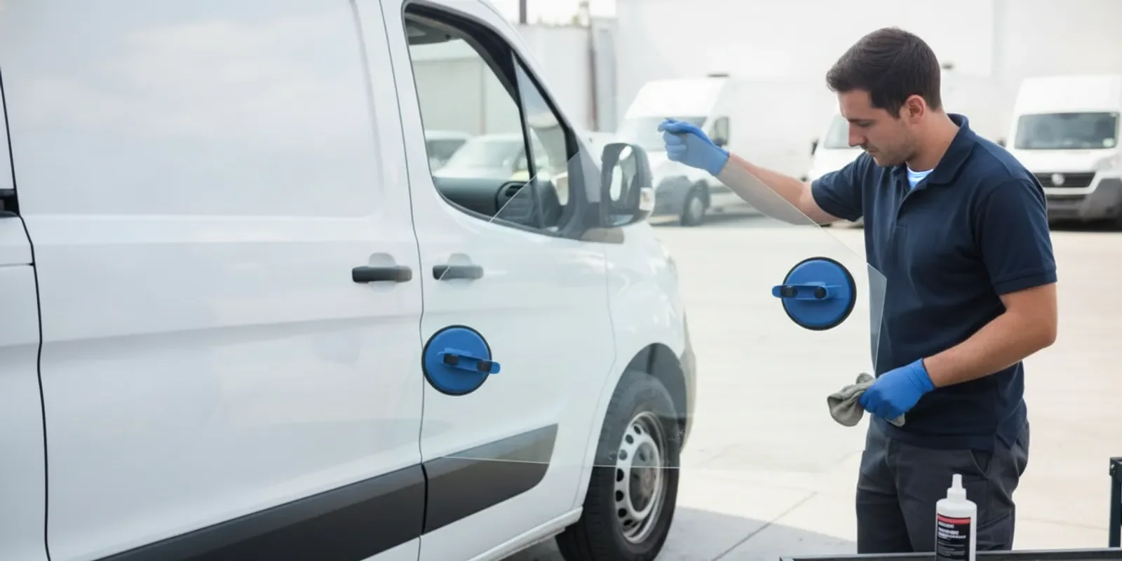 What Should a Delivery Fleet Do After a Side Window Breaks? Delivery Van Side Window Replacement