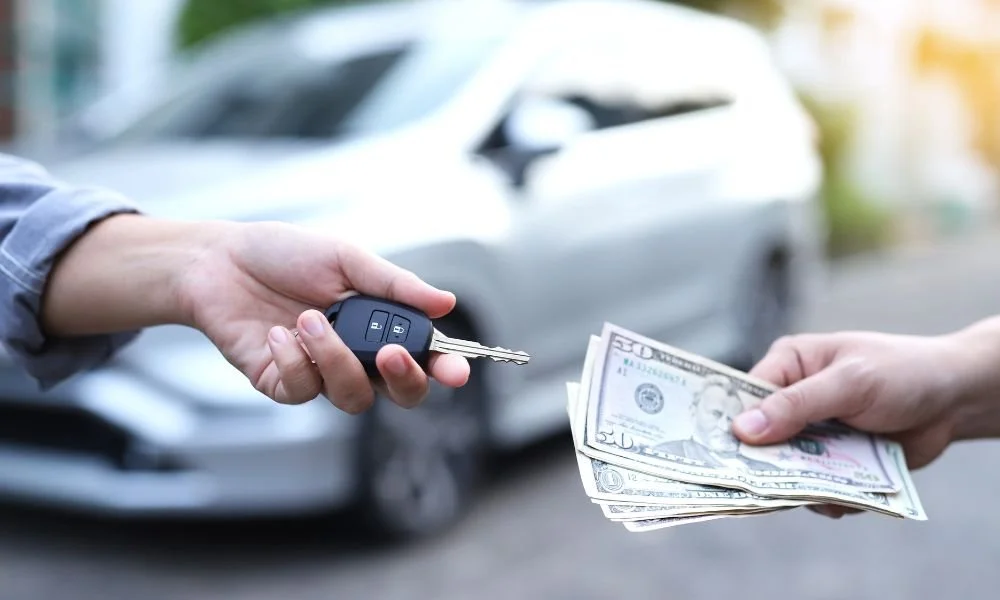 Paying cash for a car