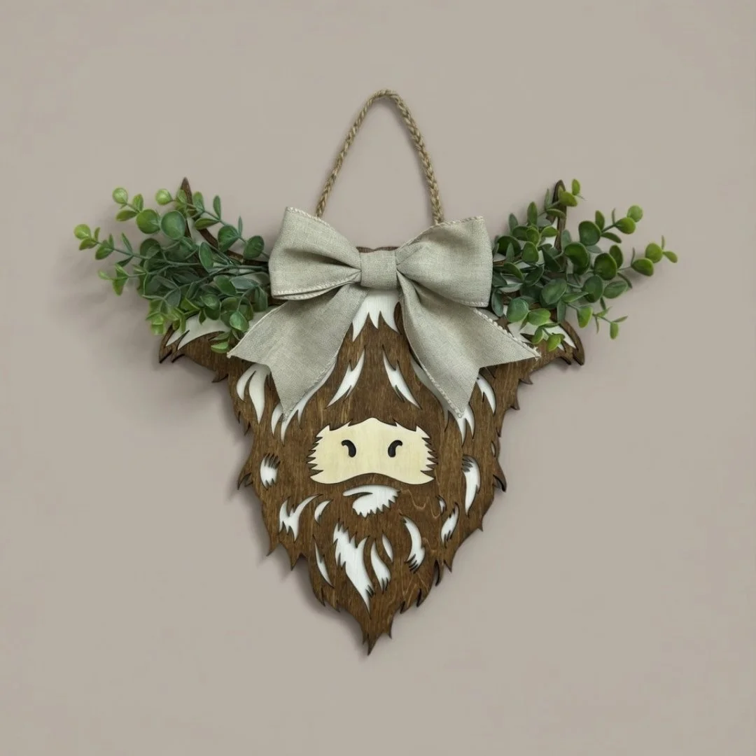 As featured in our last video... Another Highland Cow custom door sign is headed to its new owner. Don't miss out- message us to get one of your own! 

#HighlandCow #DoorSign #LaserEngrave #CustomPiece