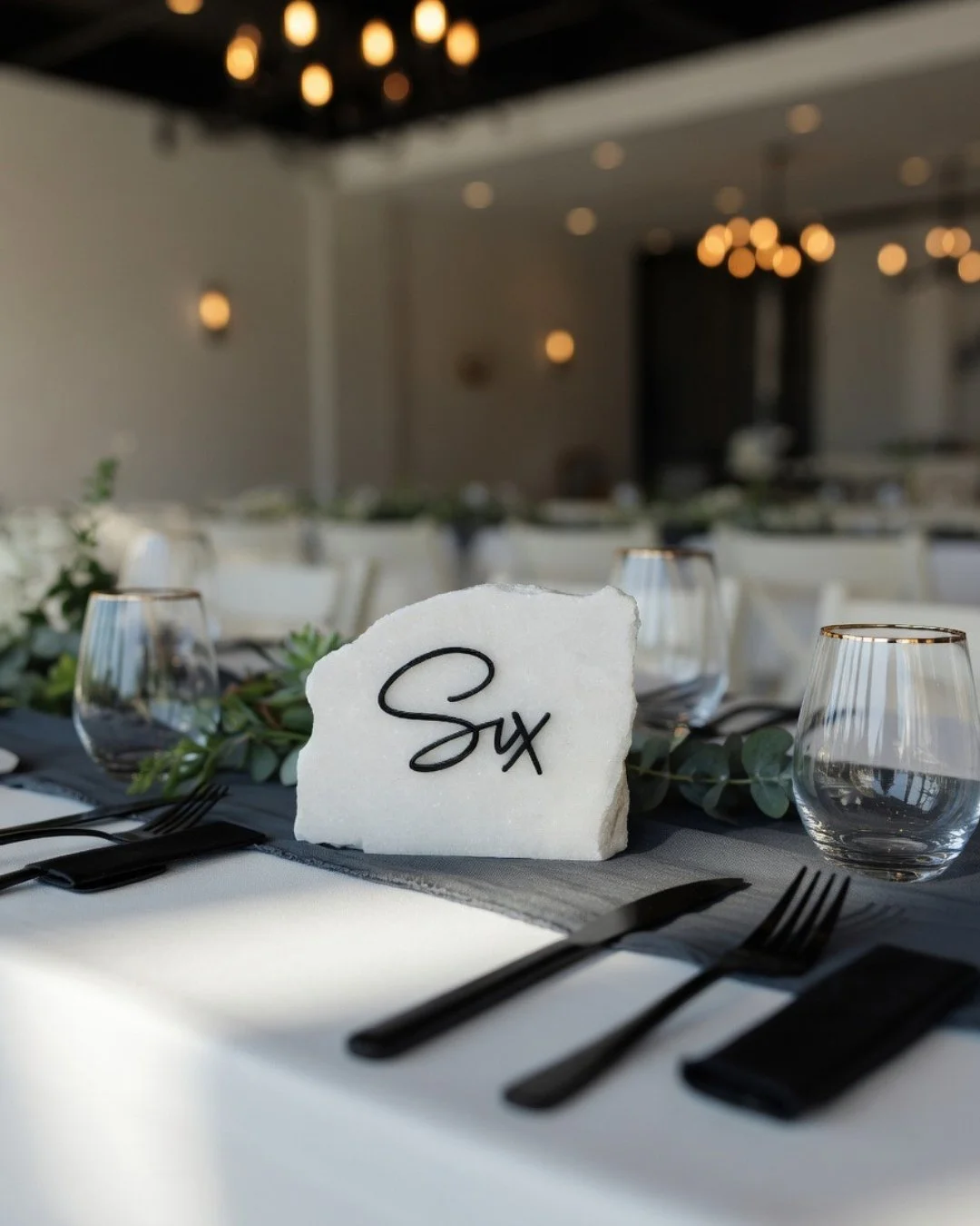 No matter what your vibe is, these custom marble table numbers make a great addition to any center piece. 

#TableNumbers #Reception #wedding #LaserEngraving #Custom #Nashville #WeddingReception
