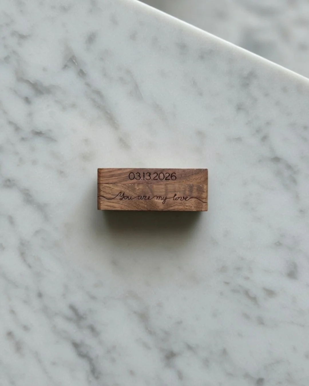 The little details make the biggest moments even more special. ✨
This custom ring box was made to hold more than a ring &mdash; it holds a memory that lasts forever. From names and dates to meaningful designs, we love creating pieces that make your m