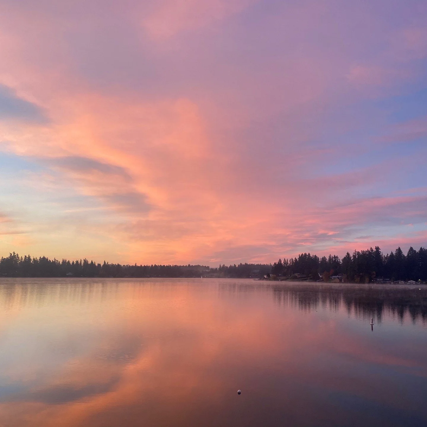 nothing like seeing a beautiful sunset twice, mirrored below