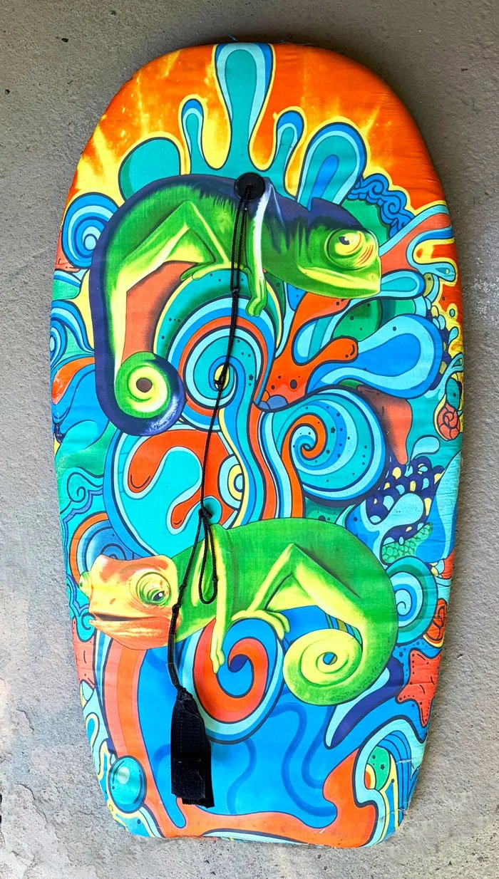 board, styrofoam, colorful