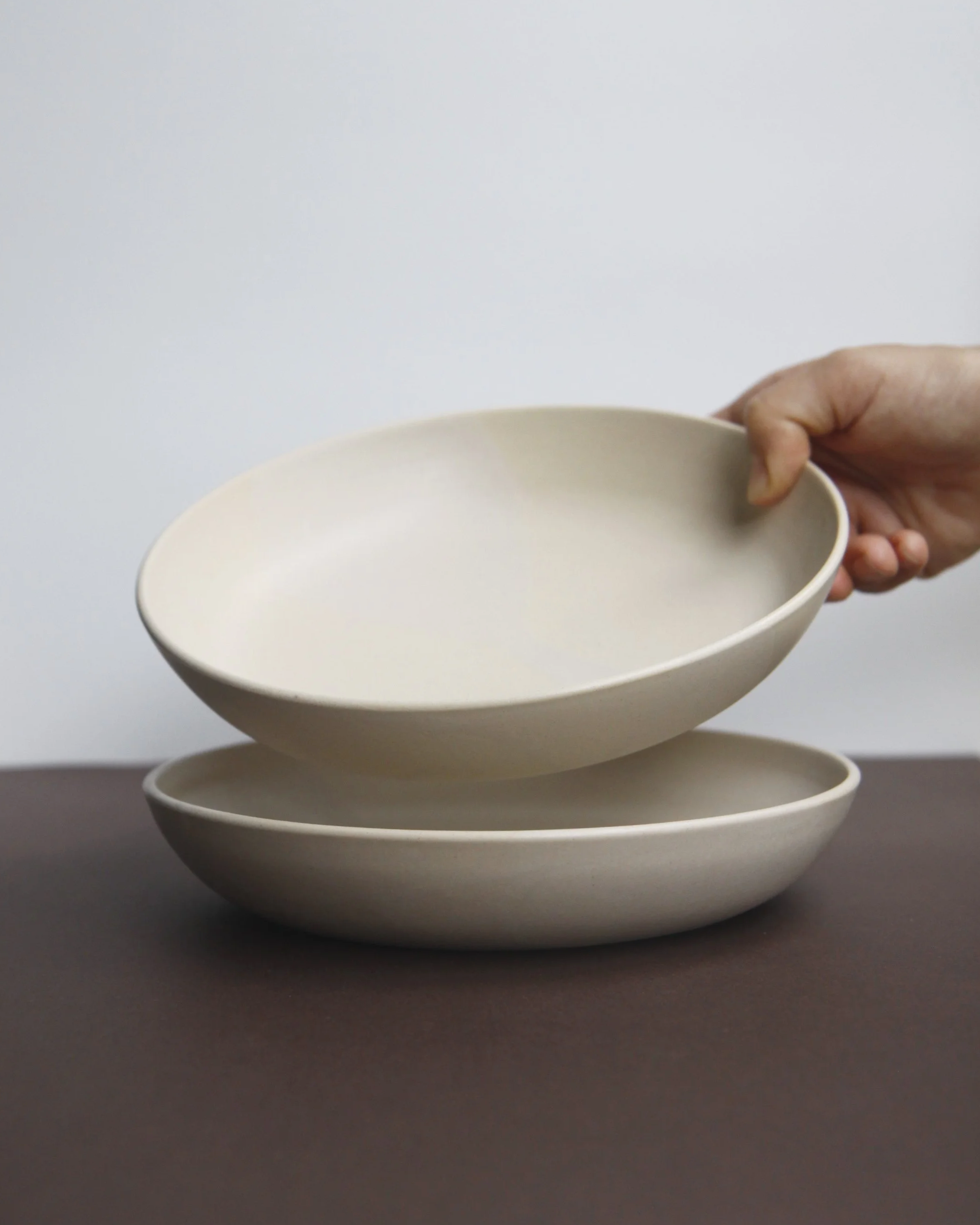 Plate Bowl | Sand Satin