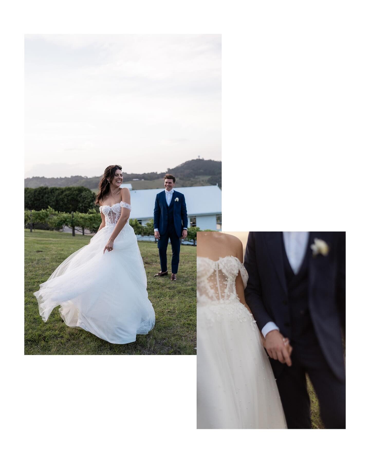 a little snippet of Bree and Dylan&rsquo;s wedding day. these two could&rsquo;t take their eyes off each other all day&hellip;they&rsquo;re pretty smitten 🥰