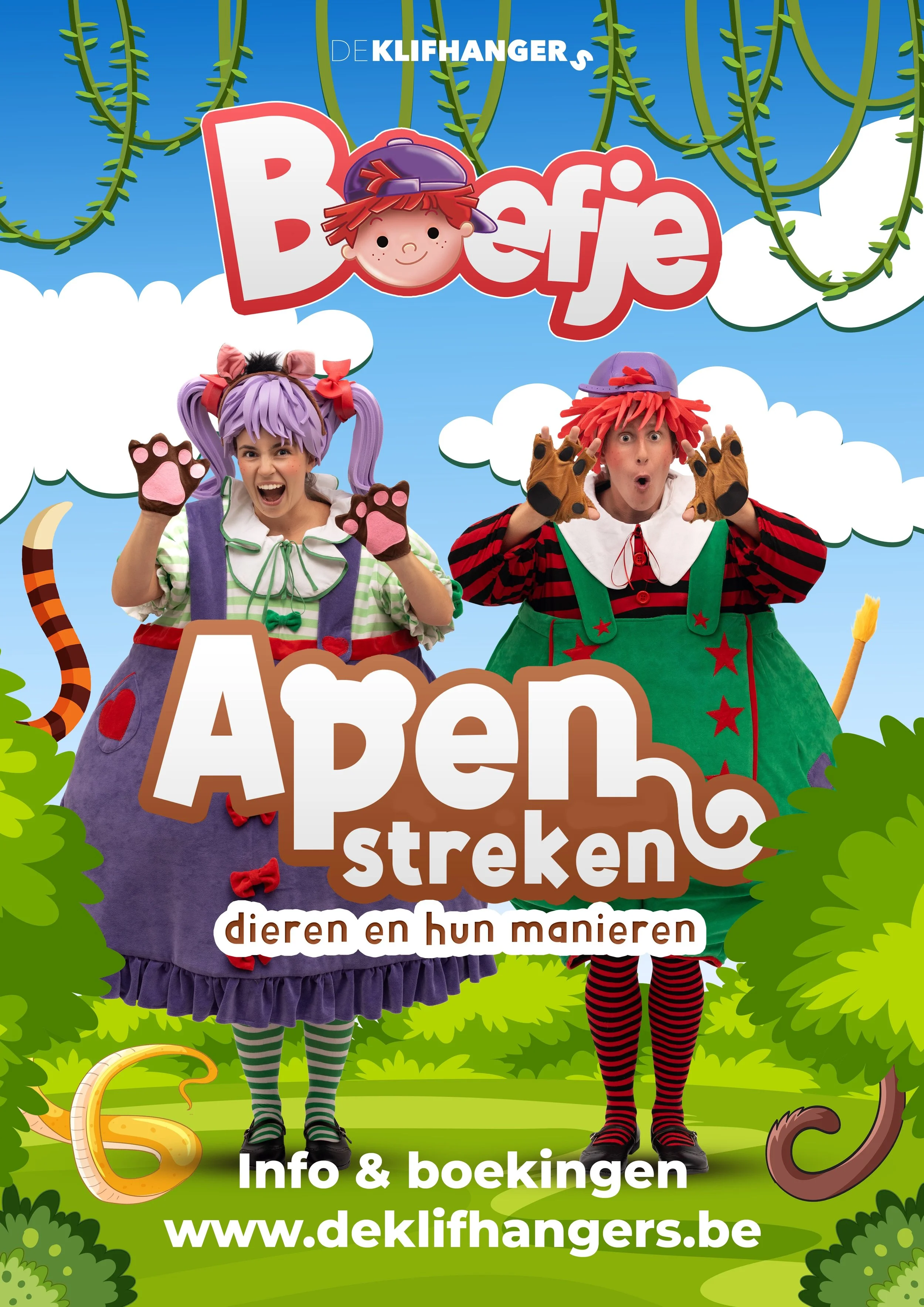 Nieuwe schoolvoorstelling “Boefje - apenstreken”