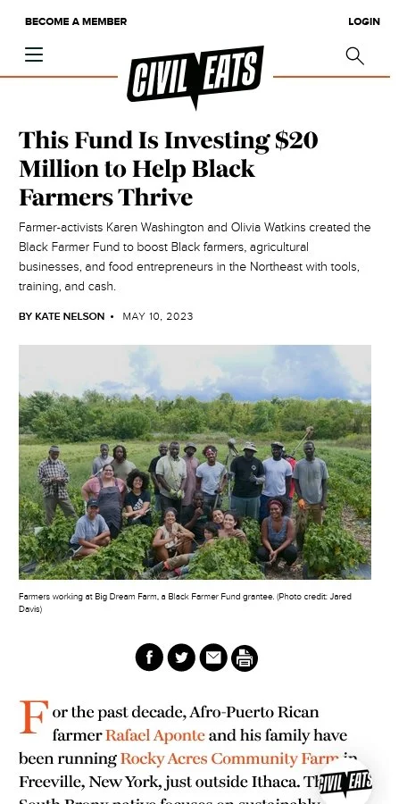 A fund created by two black women activist farmers is investing 20 million to help black farmers