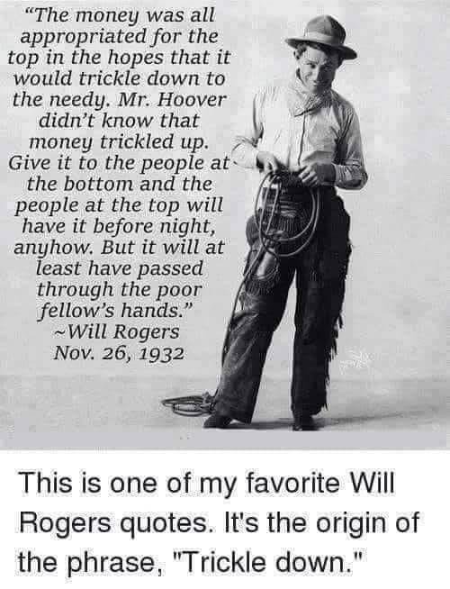 Trickle up