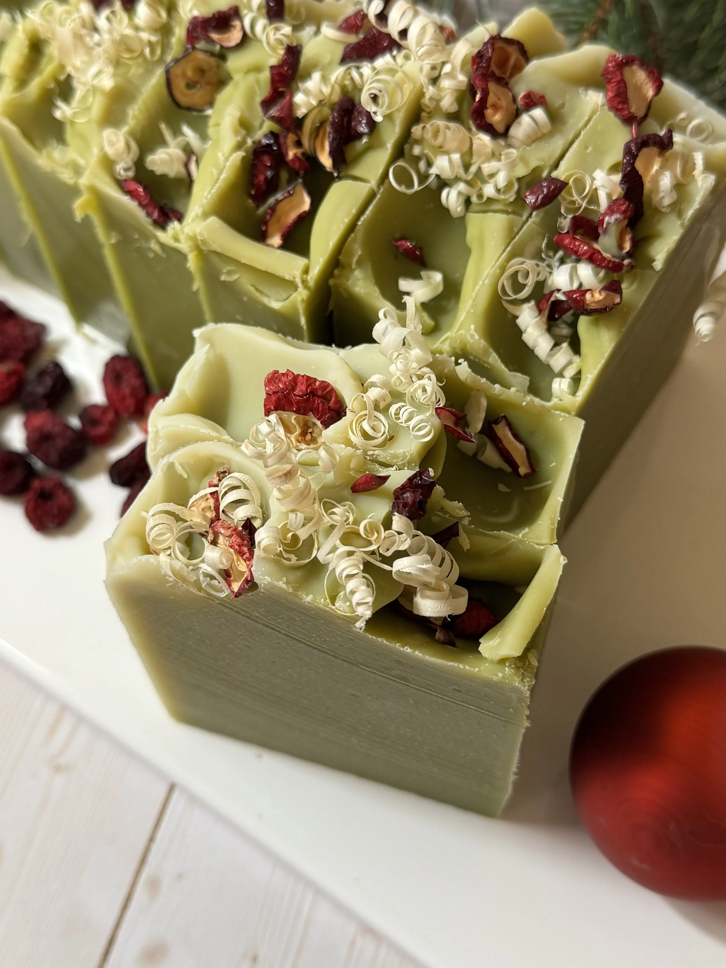 Balsam Fir Cranberry Soap