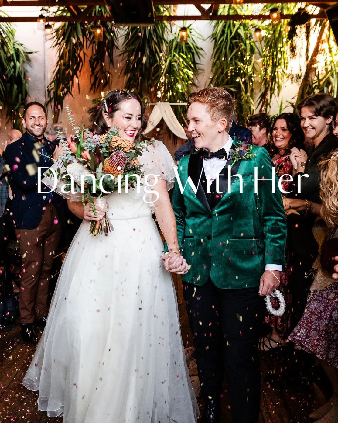 Tracy &amp; Jell&rsquo;s wedding day featured on Dancing With Her! @dancingwithher 💘

While I&rsquo;ve been on my winter break, not one but two weddings have been featured over on the Dancing With Her website!! (I'll post the other lovely ladies&rsq