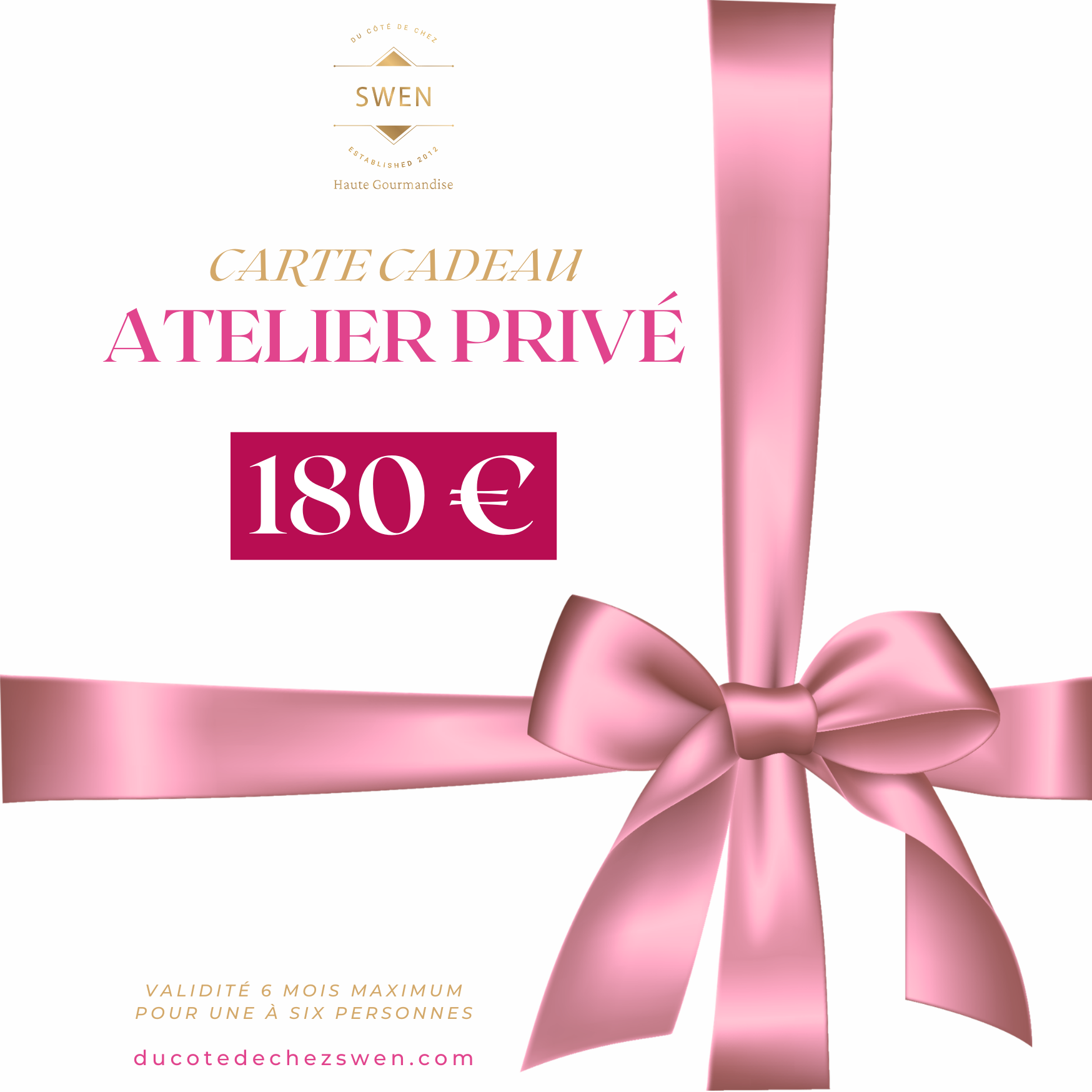 Carte Cadeau Atelier Privé