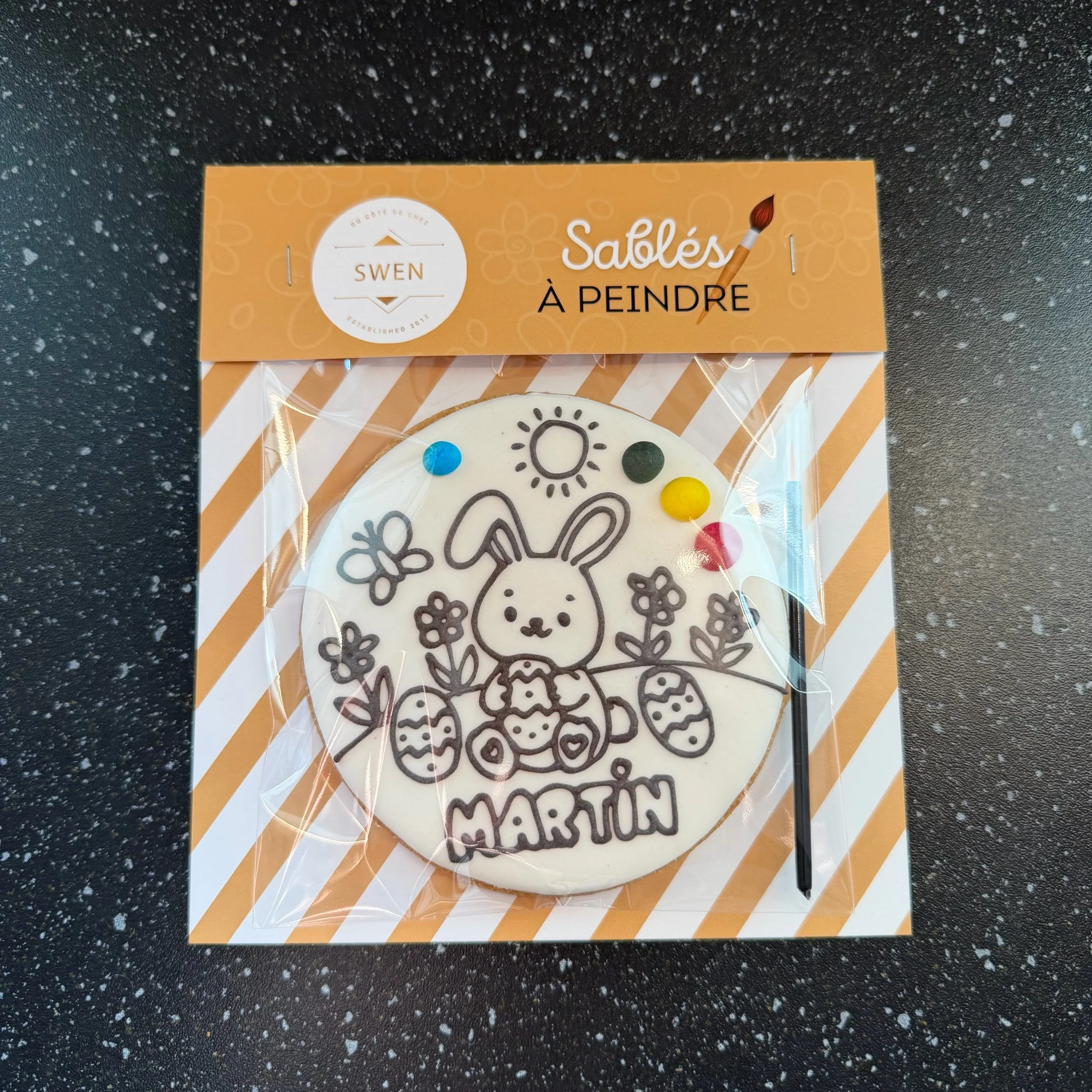 Maxi sablés à peindre personnalisable