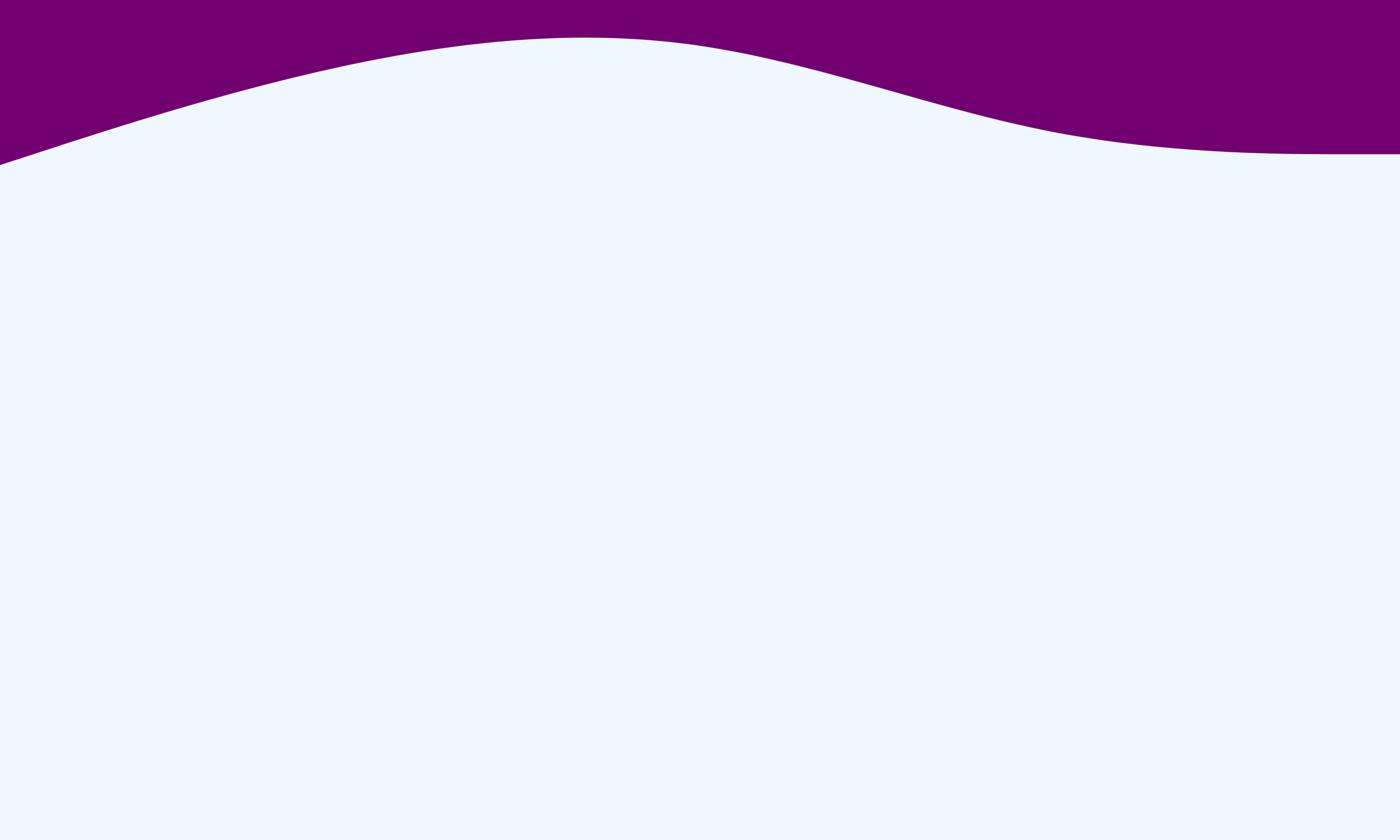 Abstract background with purple curved band at the top and light blue space below.