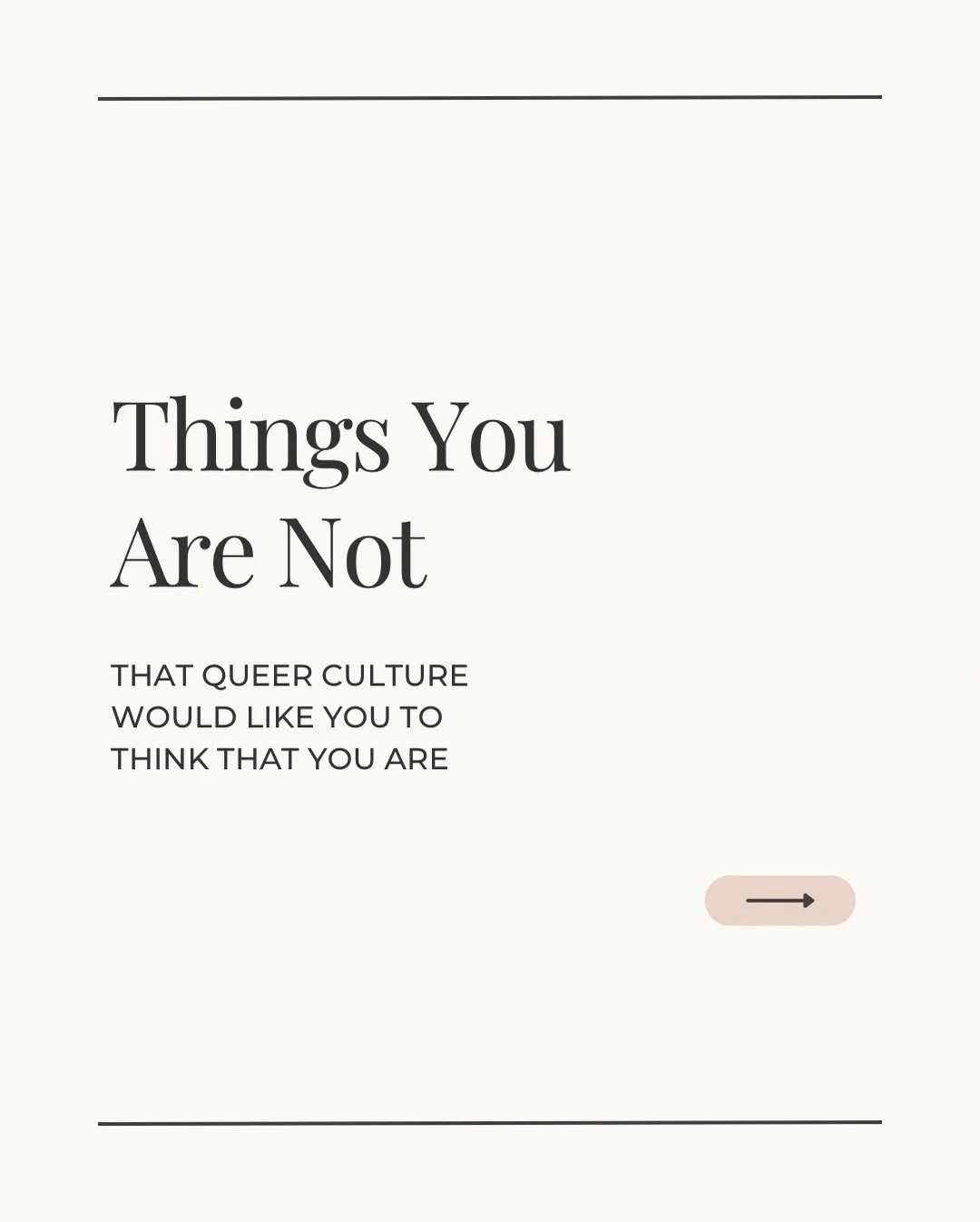 Stop measuring yourself by what you&rsquo;re not. Find out who you are. #gaytherapy #gaymen #lgbtqmentalhealth