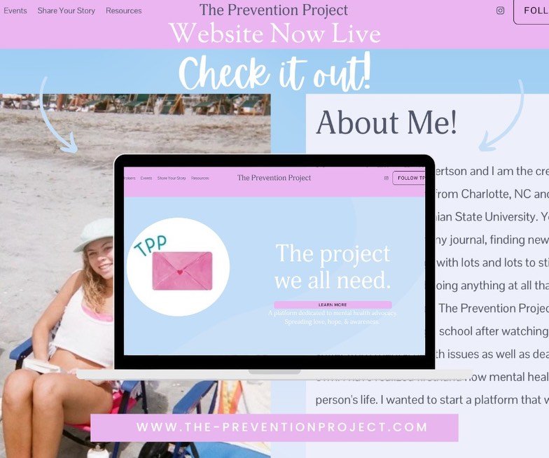 The Prevention Project website NOW LIVE!! 💌  this has been something i&rsquo;ve been working on for awhile now and i am SO happy to finally share it with y&rsquo;all!! check it out for resources, event info, fundraisers, anonymous blog posts, and mo