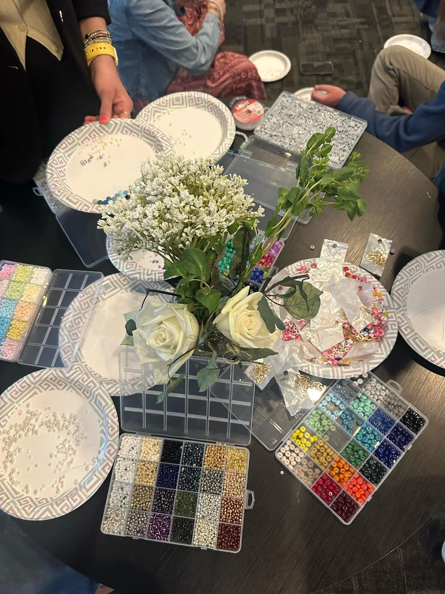 This week @appambassadors held a service event in support of The Prevention Project!! Members made bracelets to donate to TPP for a fundraising initiative towards @namicommunicate !! I am so thankful for this community and everyone who was a part of 