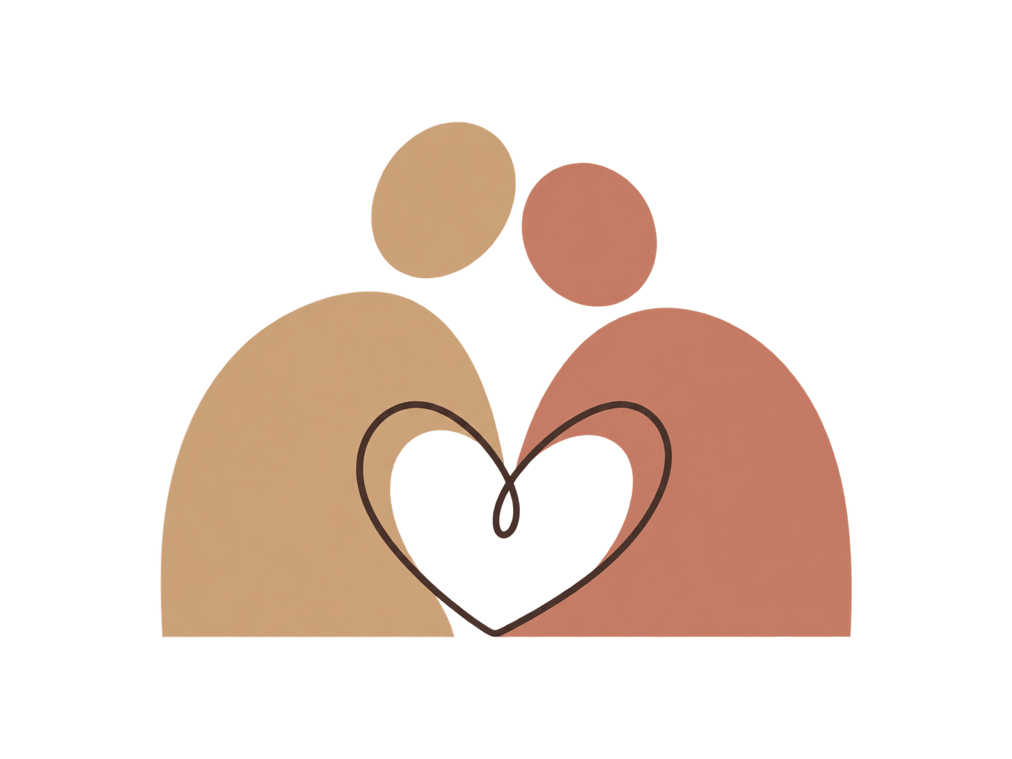 Two abstract icons representing discernment therapy.