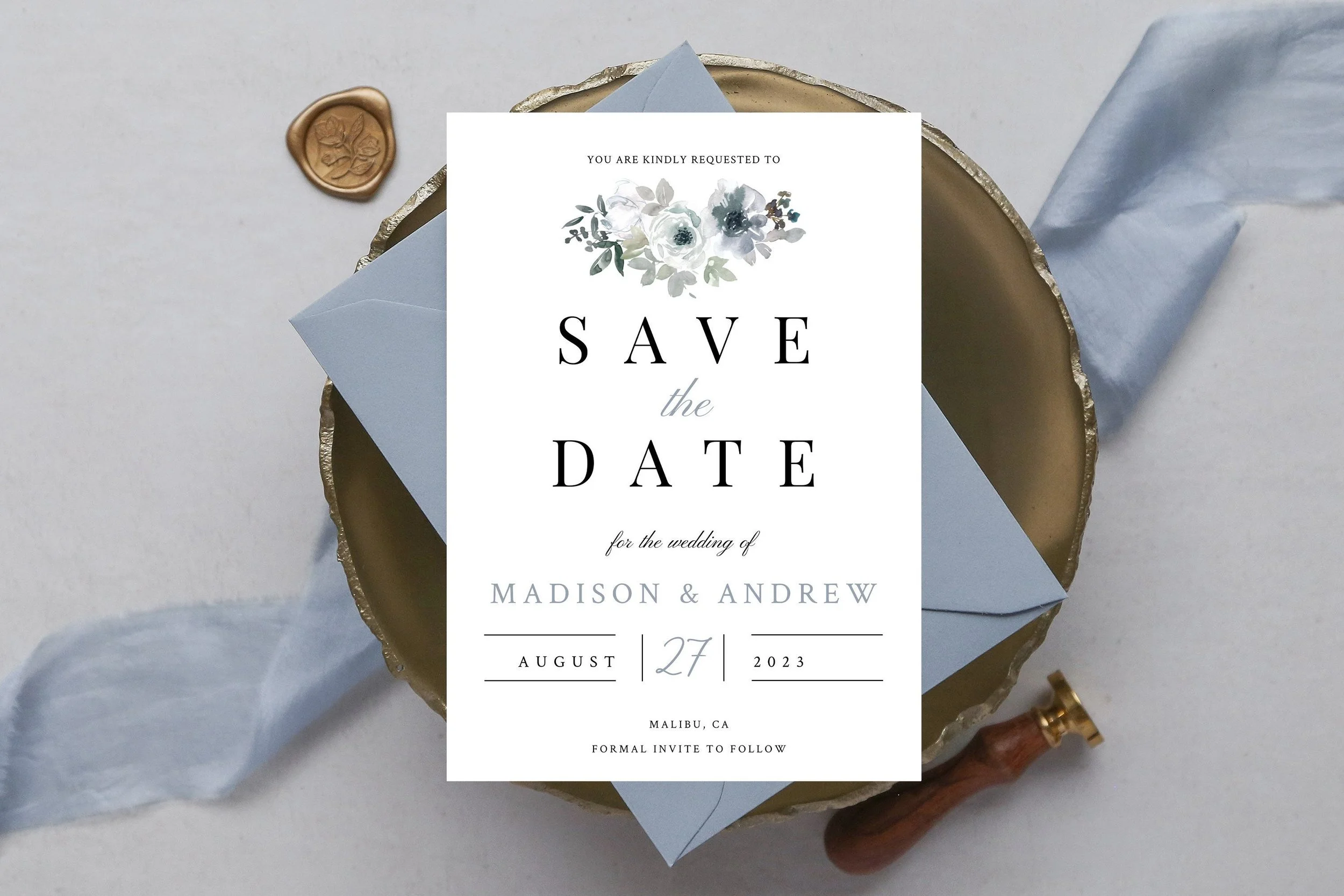 Something Blue | Save The Date