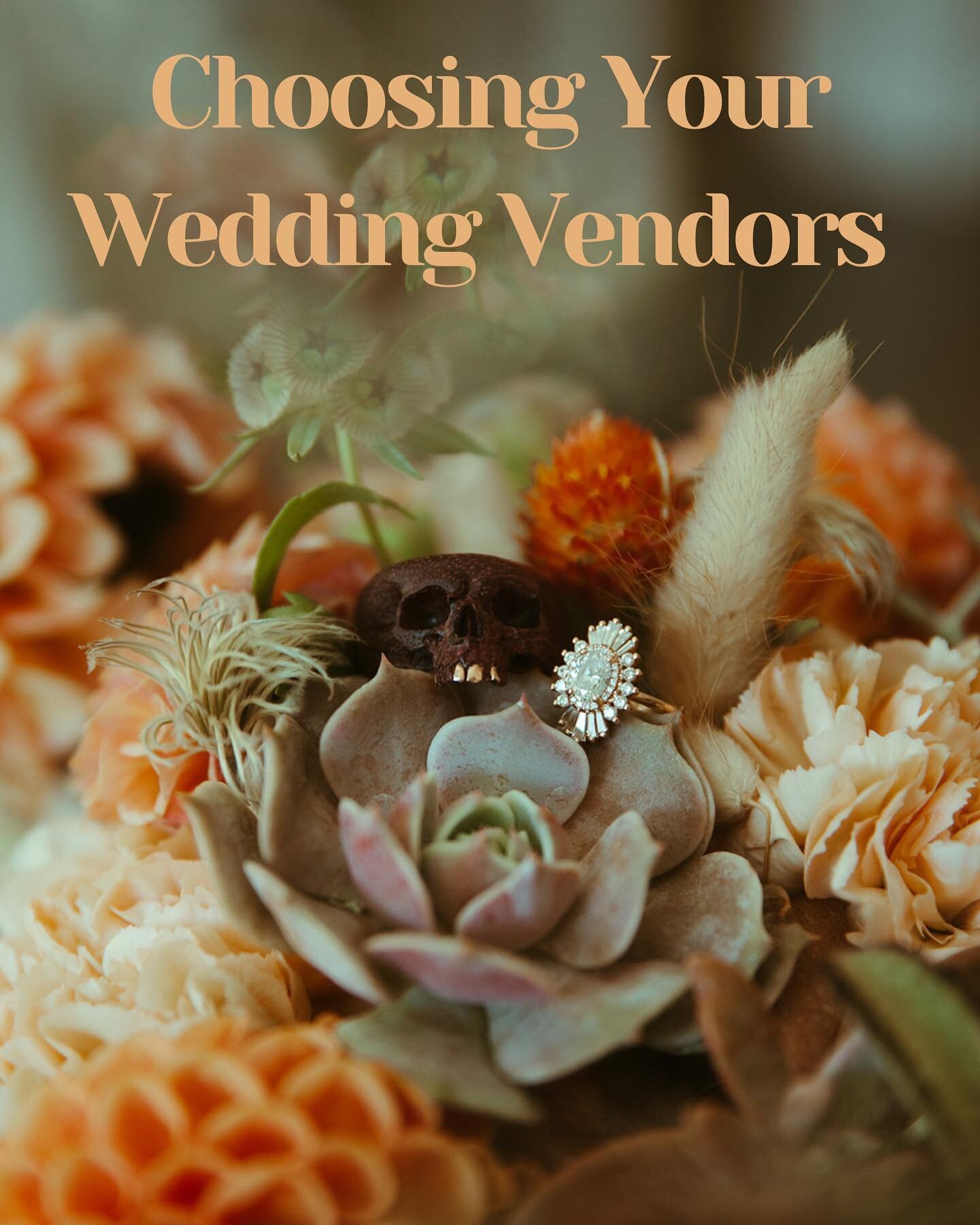 Choosing wedding vendors is about two big things, the EXPERIENCE and the VISUALS. We've put together a few key questions you should ask yourself when it comes to selecting vendors. Some are obvious, some less so. We got married almost 11 years ago an