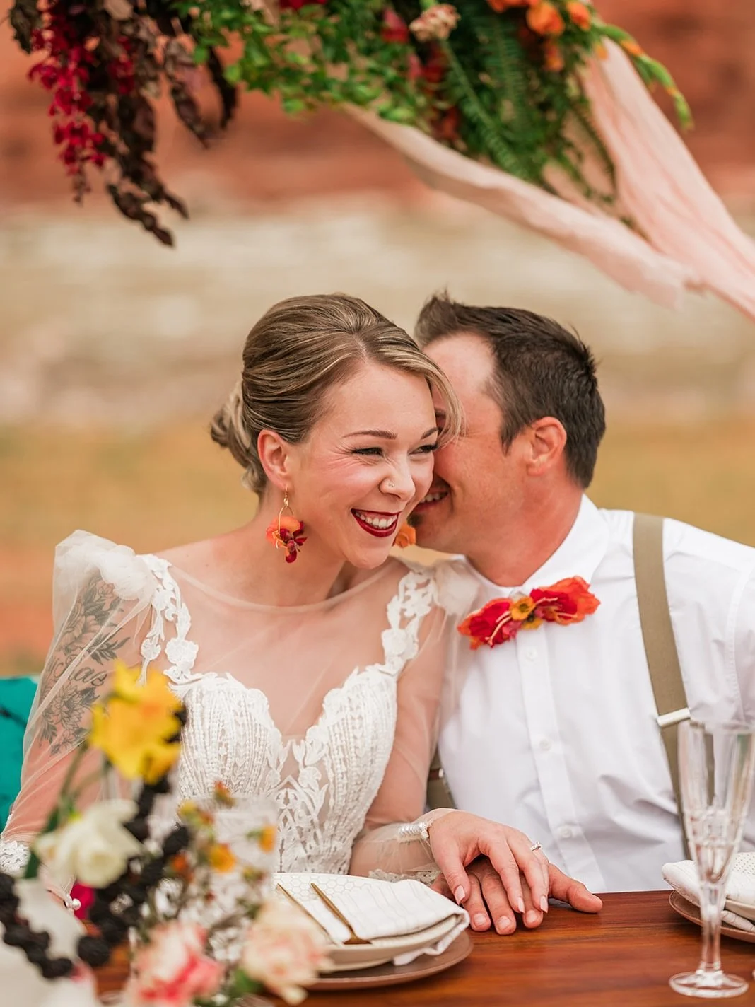 Let&rsquo;s talk about wearable flowers. Standard expectations&mdash;boutonni&egrave;res and corsages&mdash;are fun, but there&rsquo;s so much more to wearables! We have been expanding our wearable offerings for years now, and more and more couples a