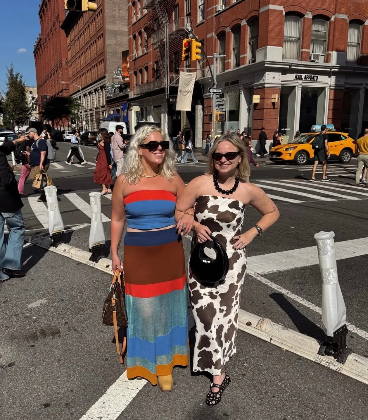 as we head back to nyfw, we look back and see how @nuuly has been there from the start (feb 2023). one of the things we enjoy about going to nyfw is the fun, unique outfits we get to put together- and @nuuly never misses! #nuulypartner