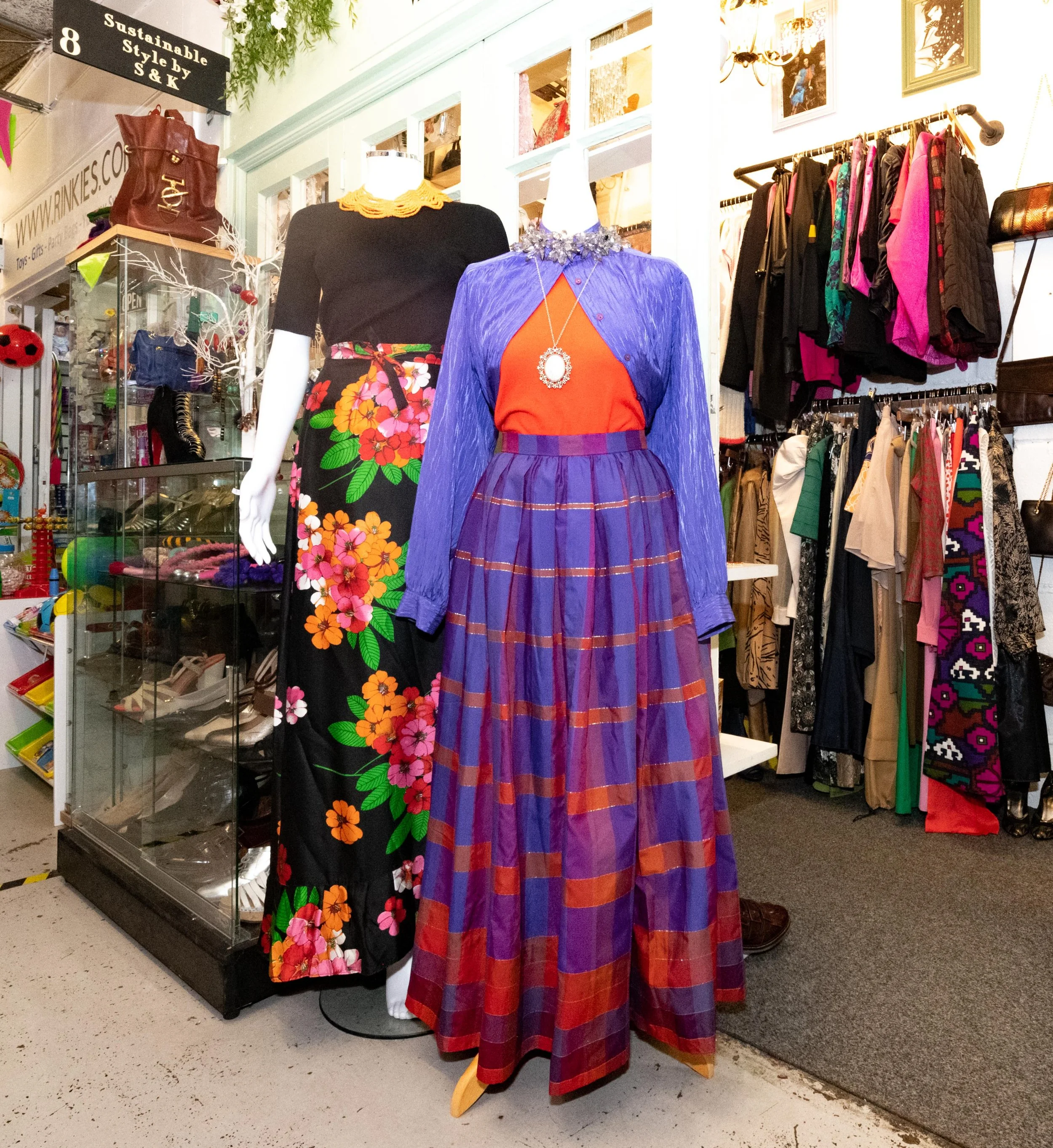 Vintage clothes stores and fancy dress all under one roof in Walthamstow, London — Wood Street