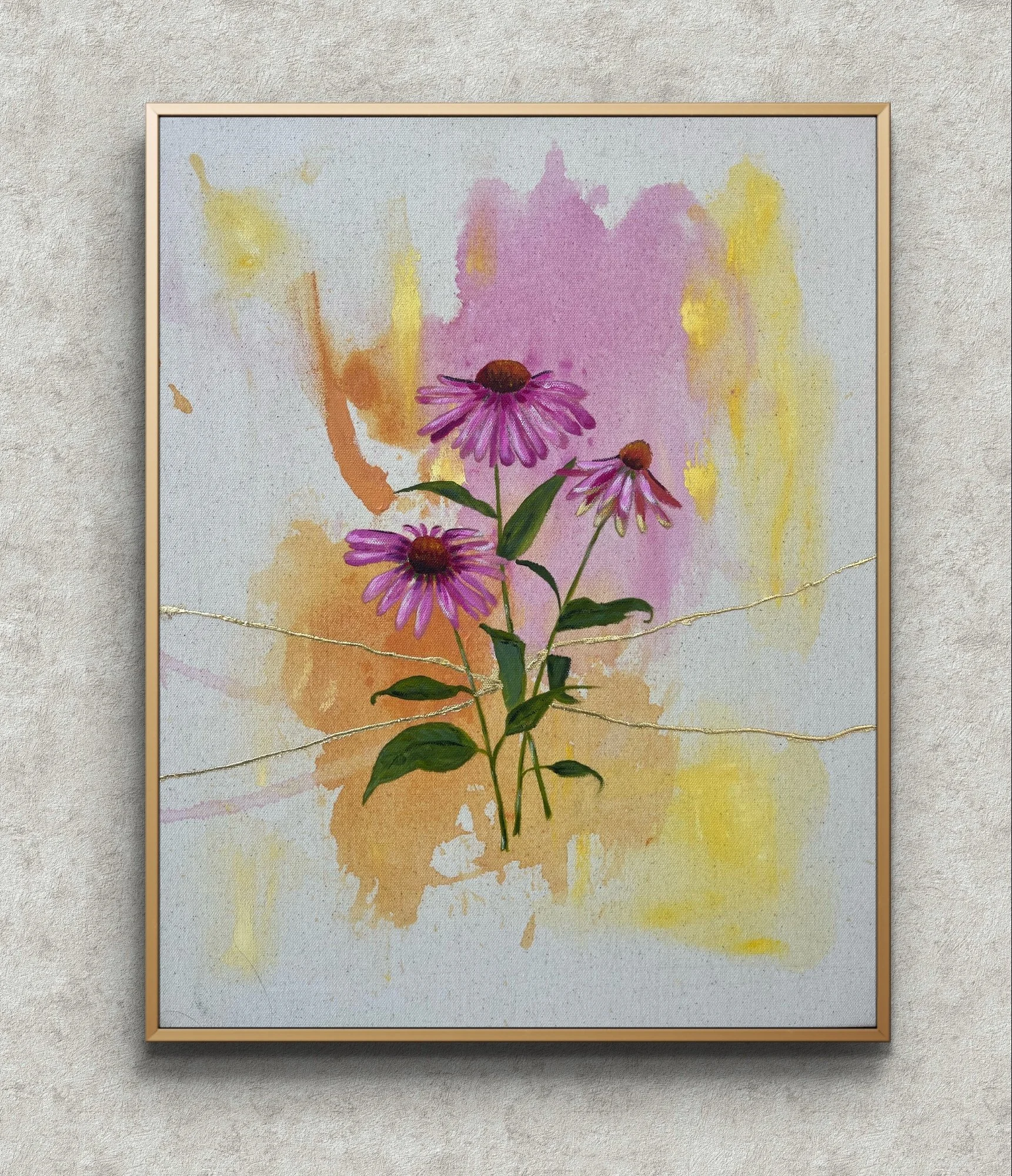 Echinacea 16” x 20”
