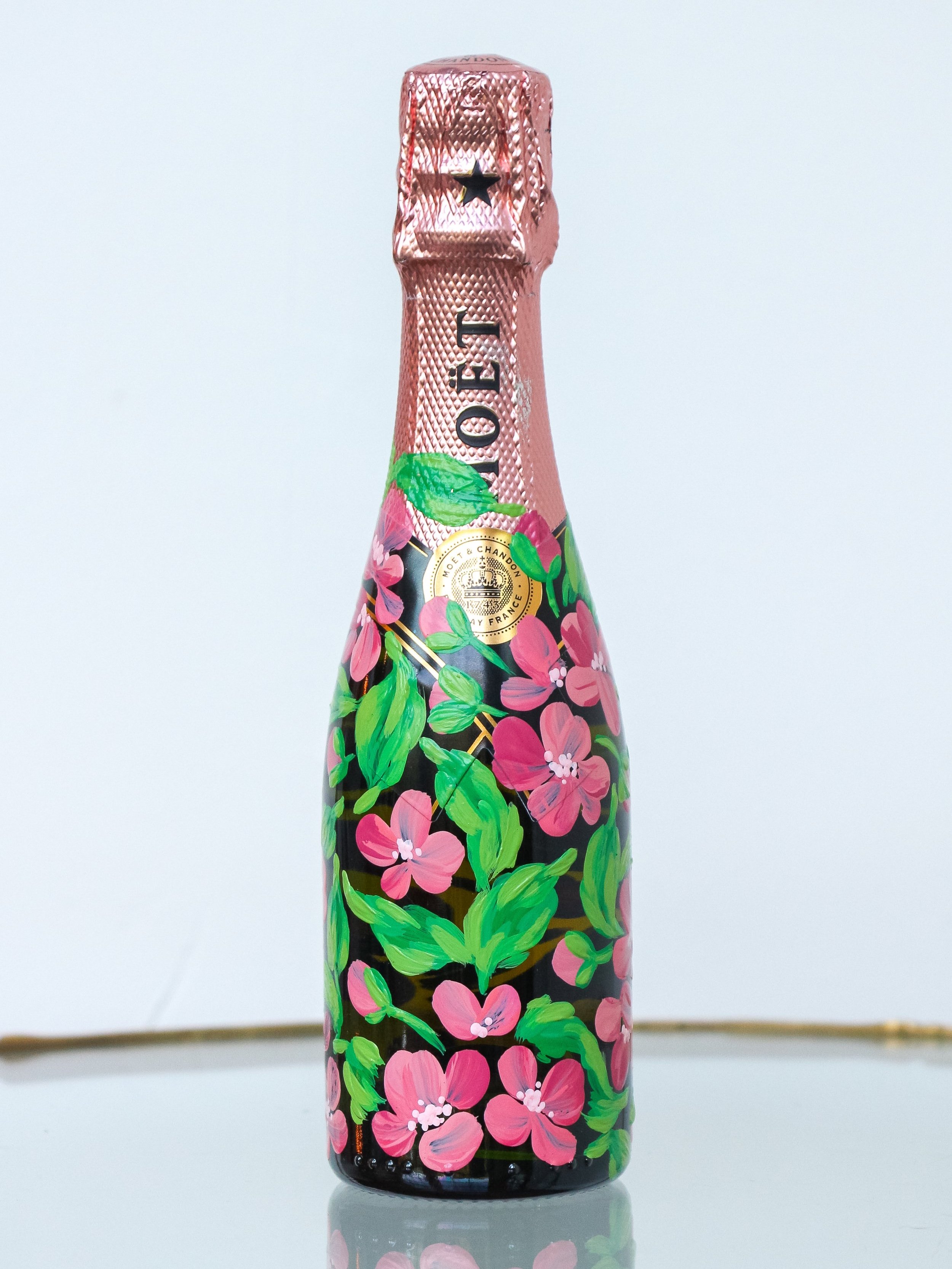 Pink Hydrangea Champagne Mini