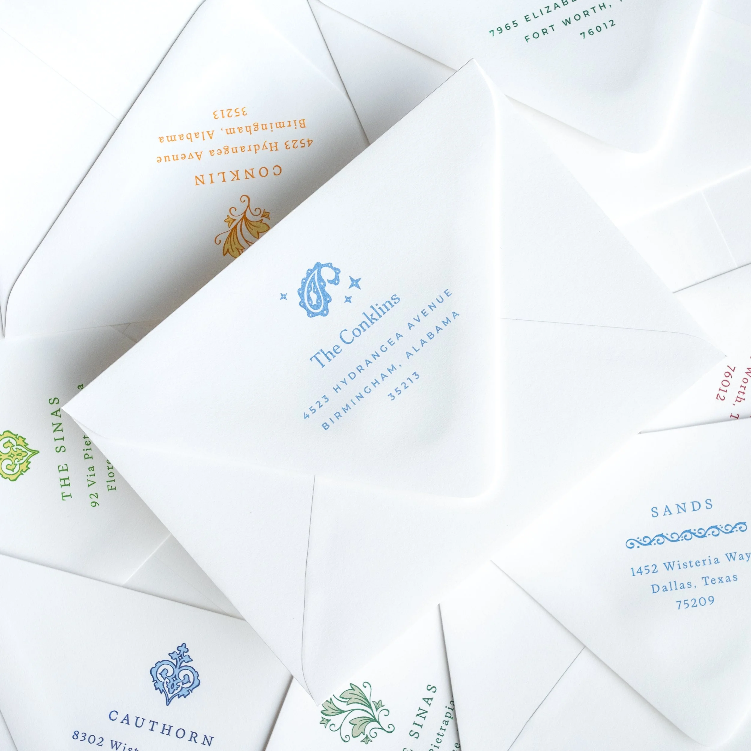 Christmas Card Envelope Printing