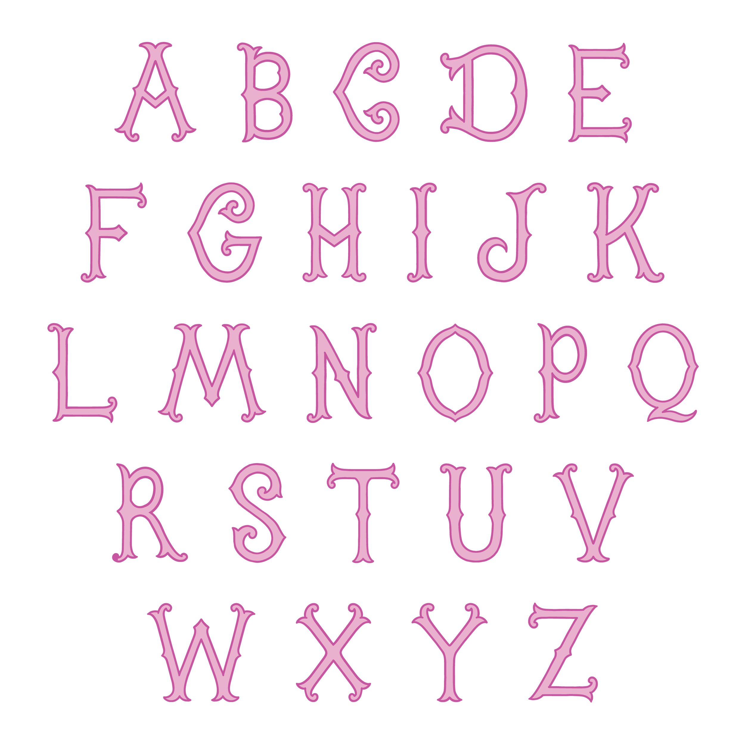 Chrysanthemum Floral Initial Alphabet.png