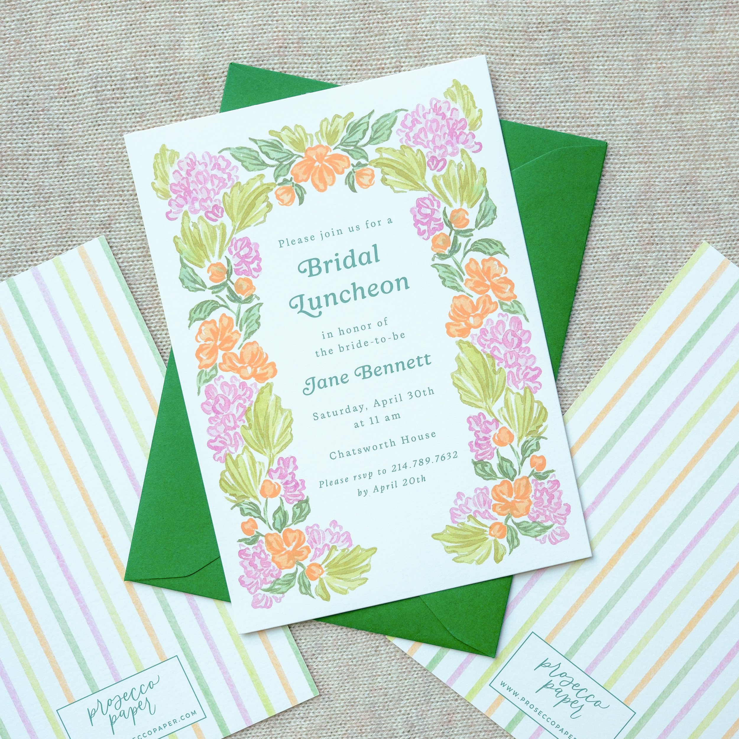 Maui Floral Invitation