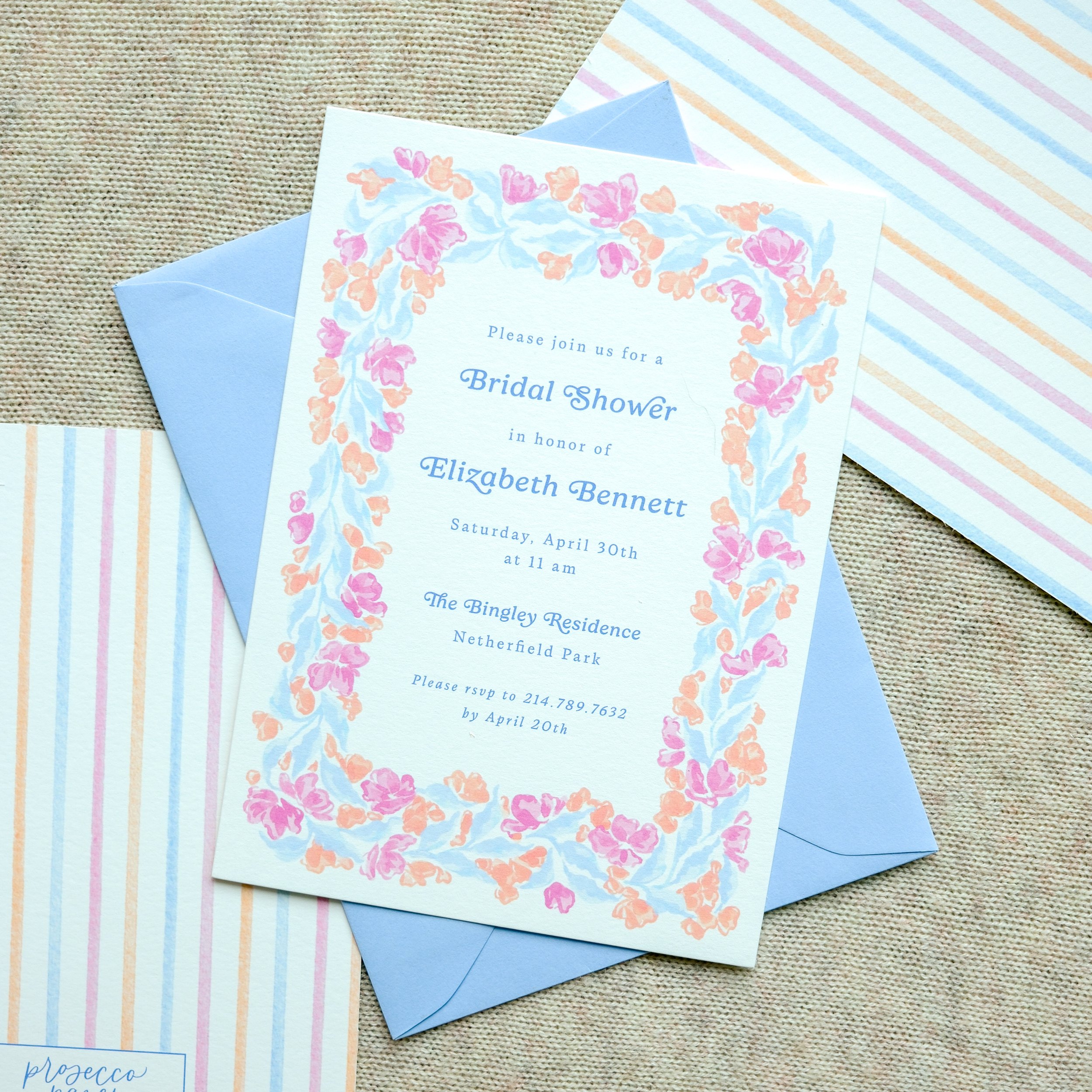 Burano Floral Invitation