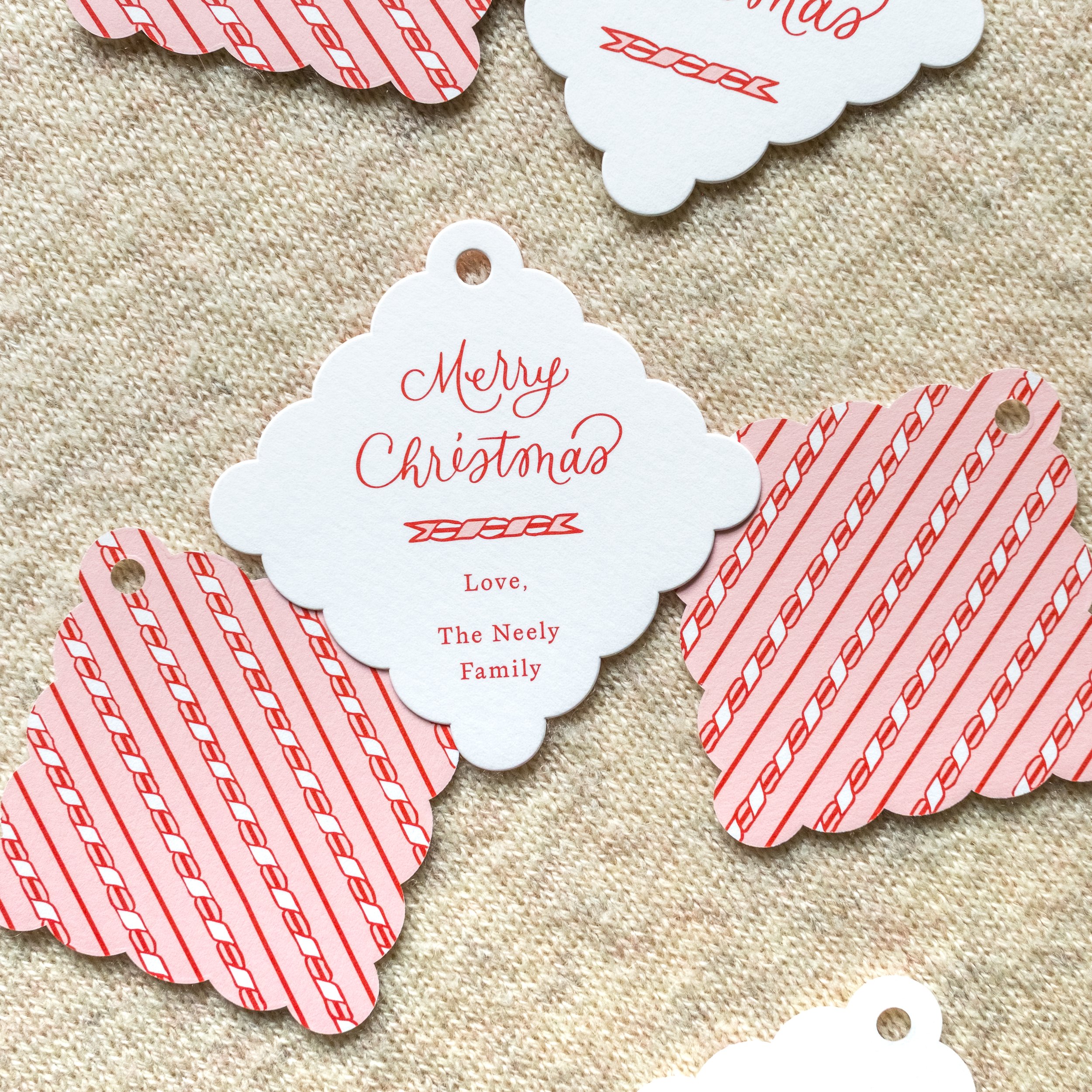 2025 | Roman Ribbon Scallop Gift Tags