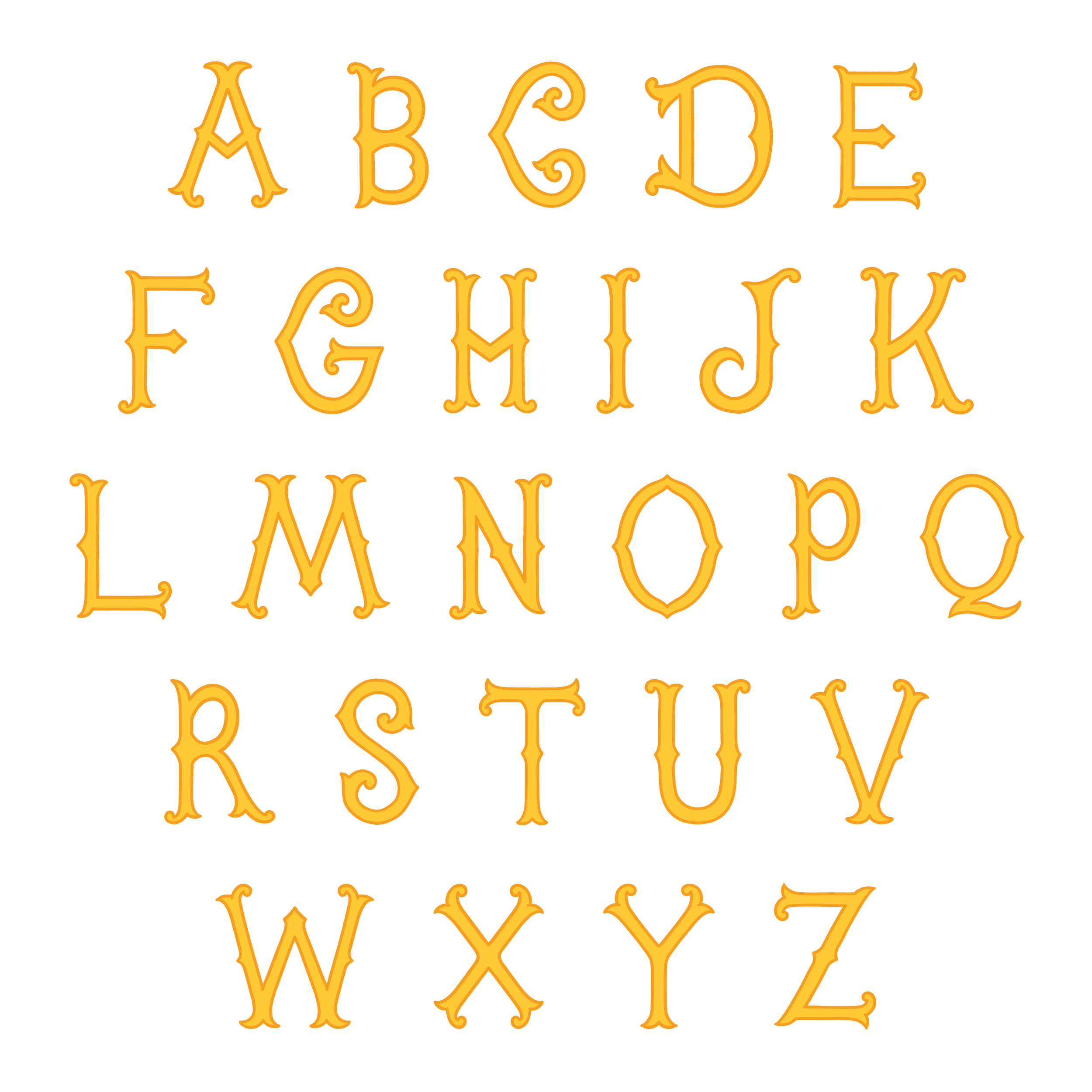 Sunflower Floral Initial Alphabet.png