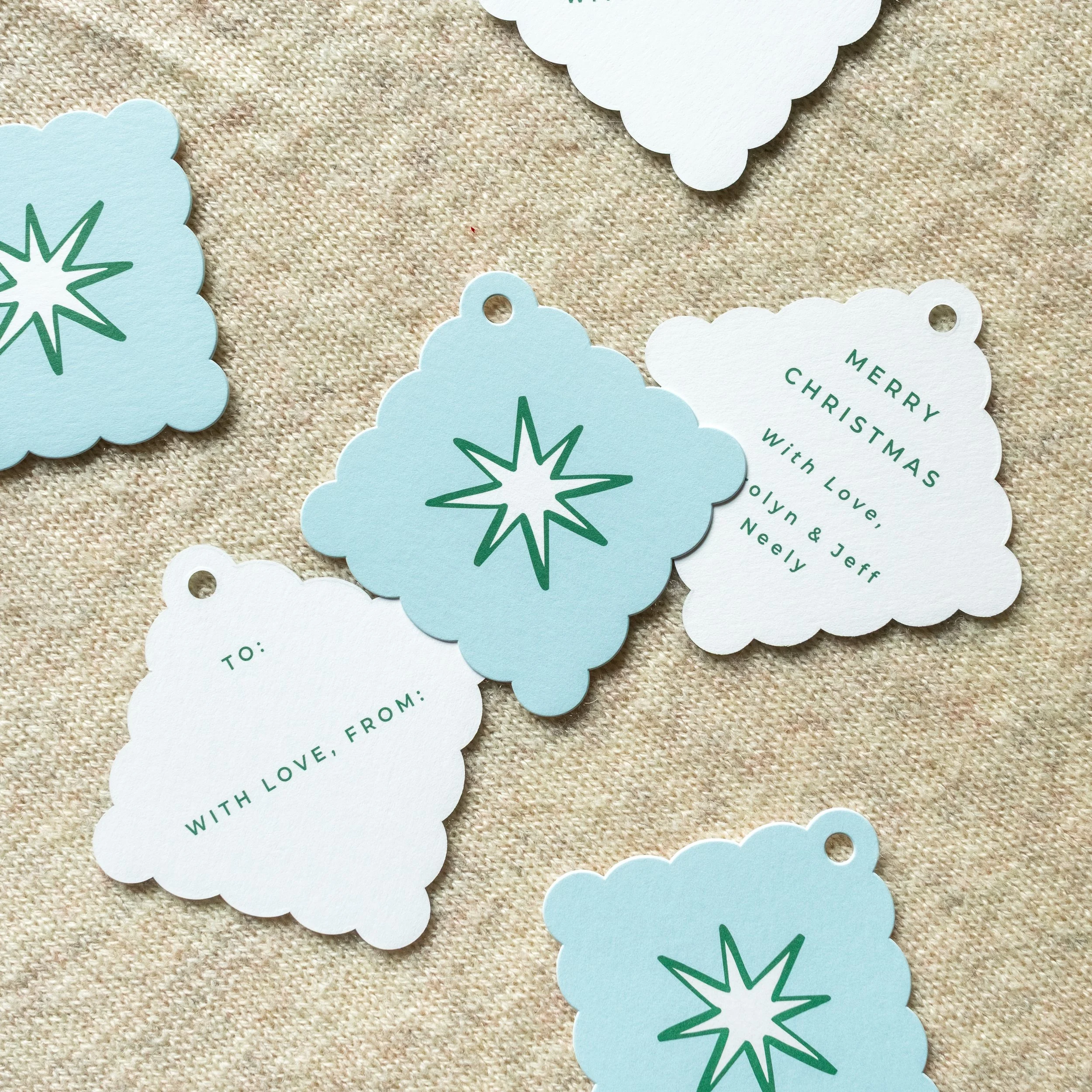 2025 | Siena Stars Scallop Gift Tags