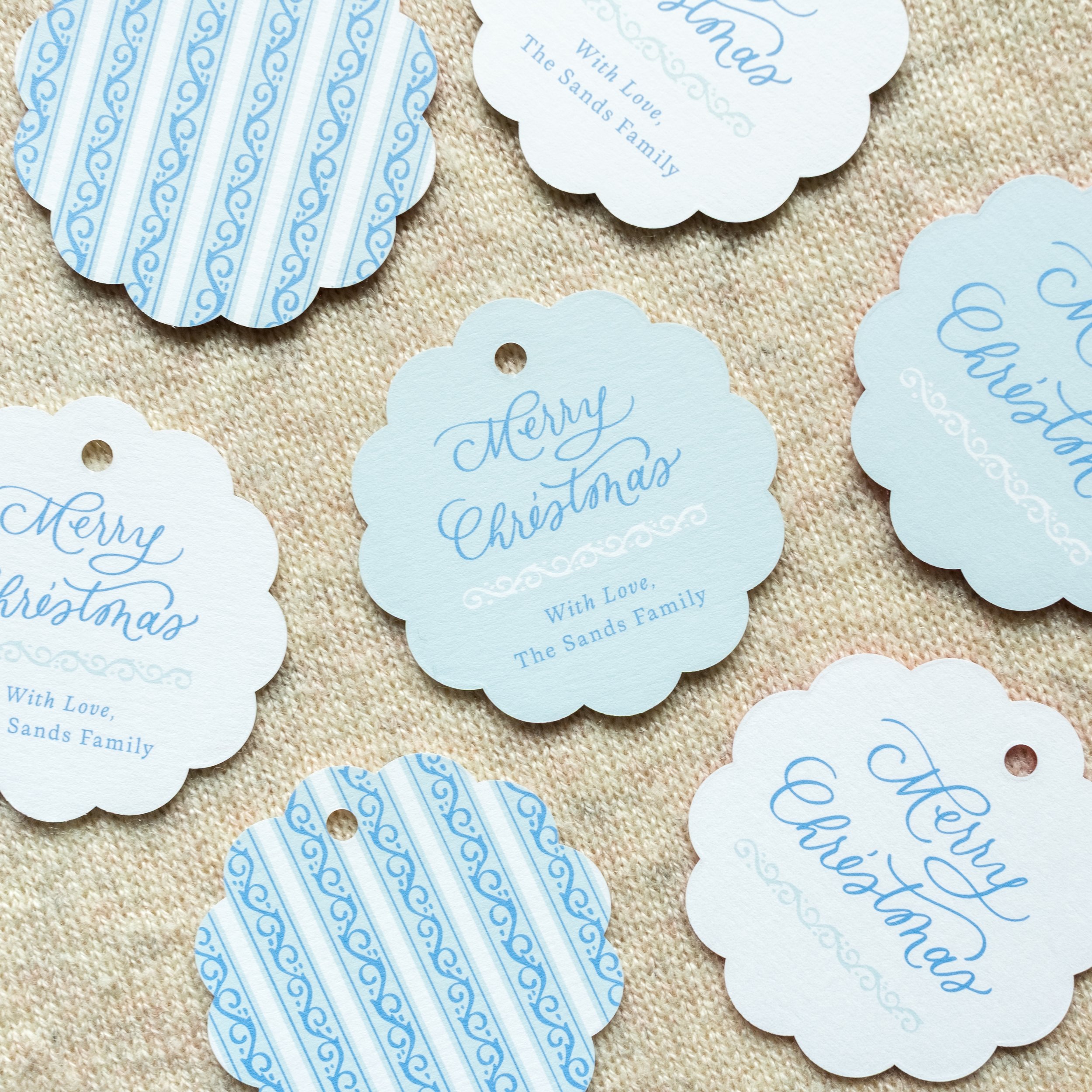 2026 | French Twist Scallop Gift Tags